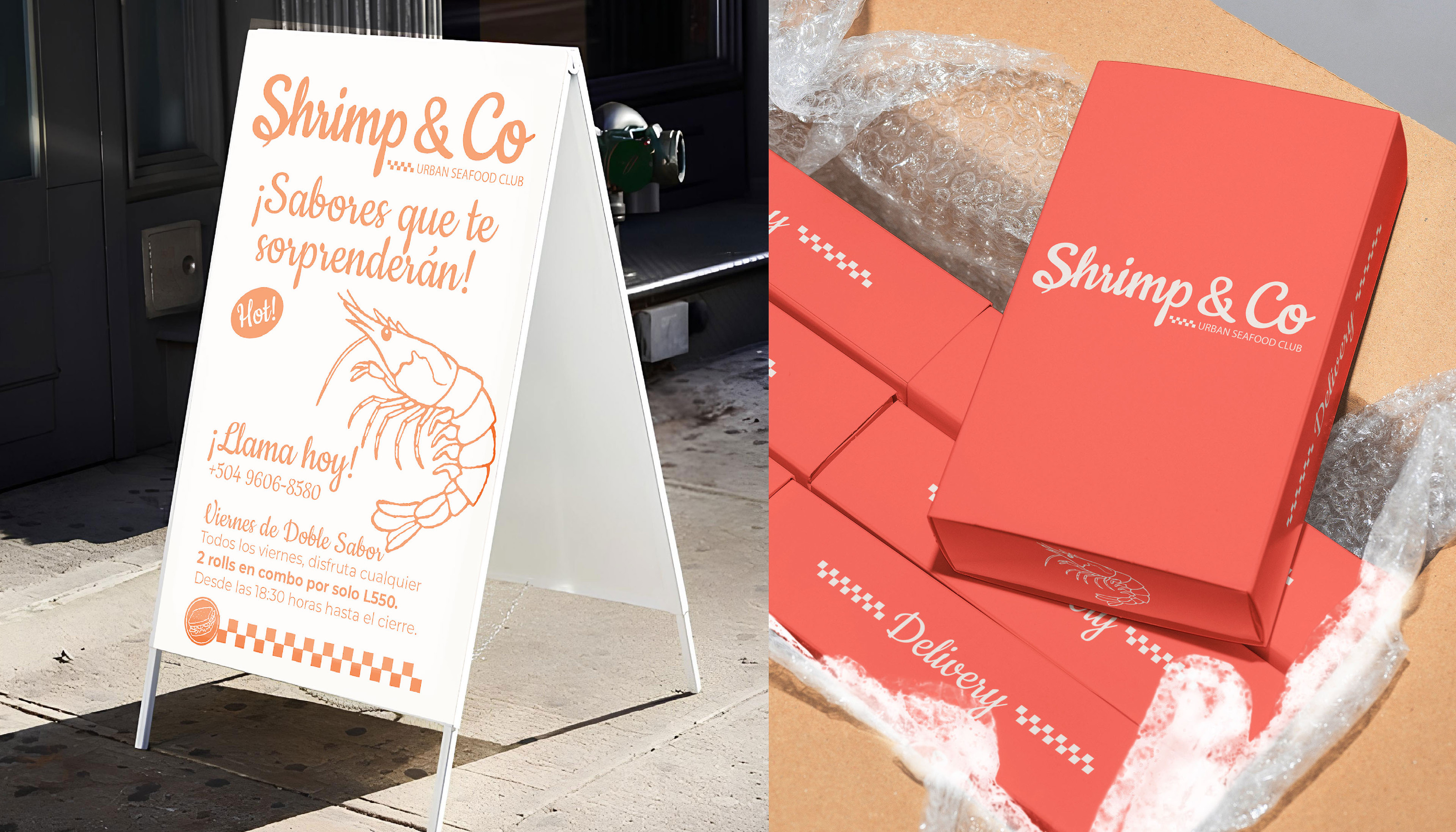 SHRIMP & CO | BRAND IDENTITY — Изображение №10 — Брендинг на Dprofile