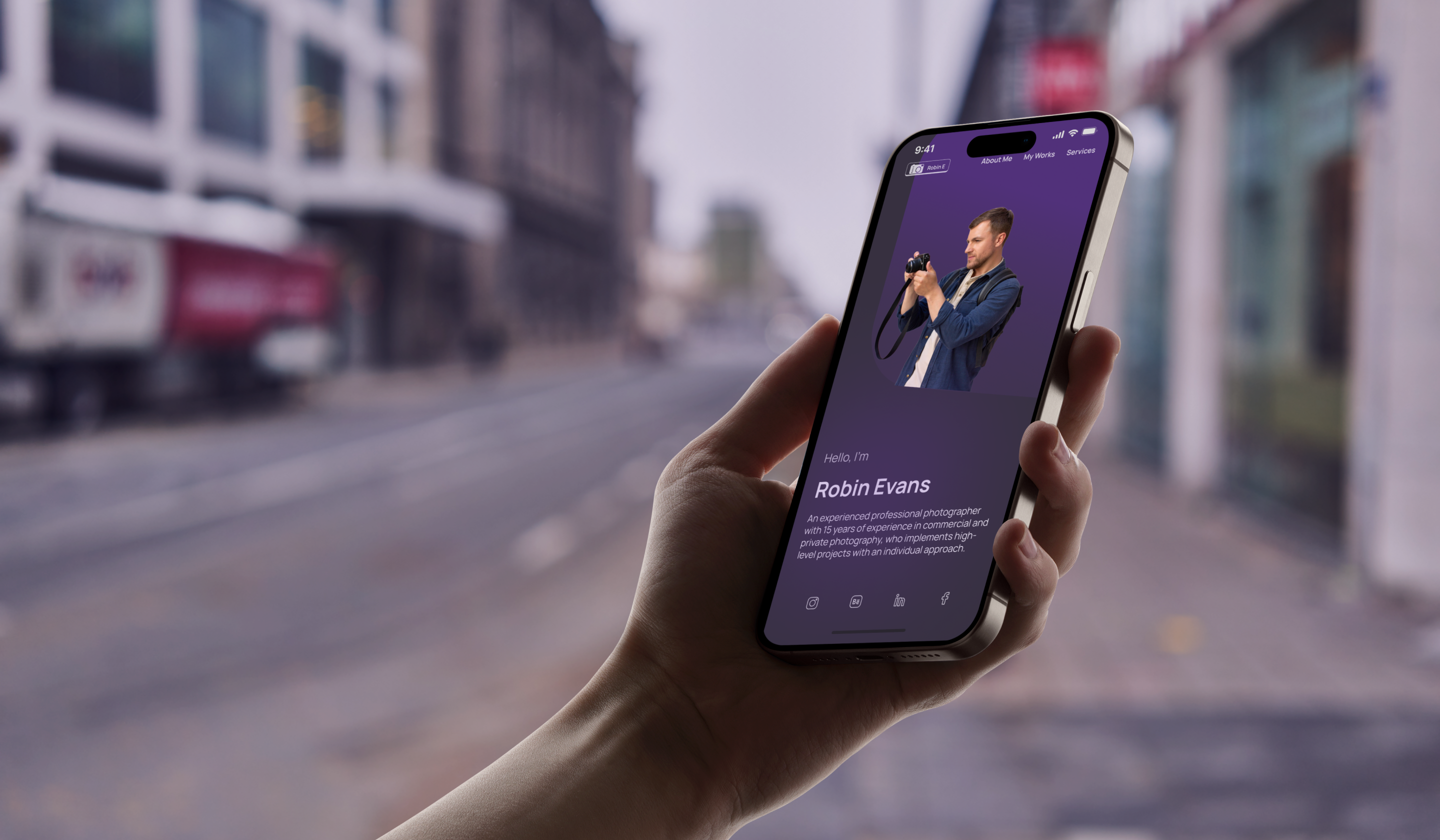 Photographer's personal website — Изображение №7 — Интерфейсы на Dprofile