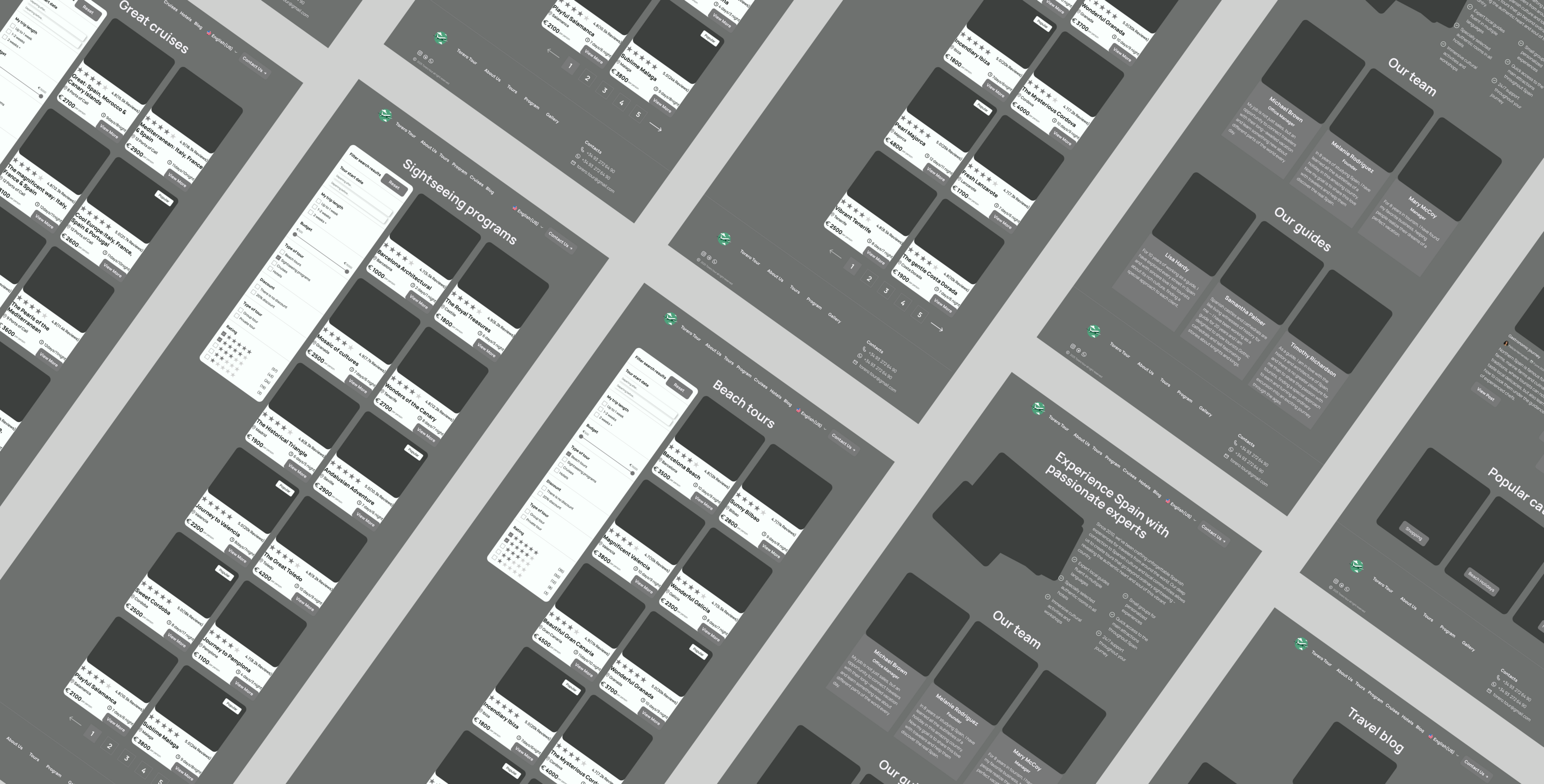 Travel agency website. UX/UI design — Изображение №5 — Интерфейсы на Dprofile