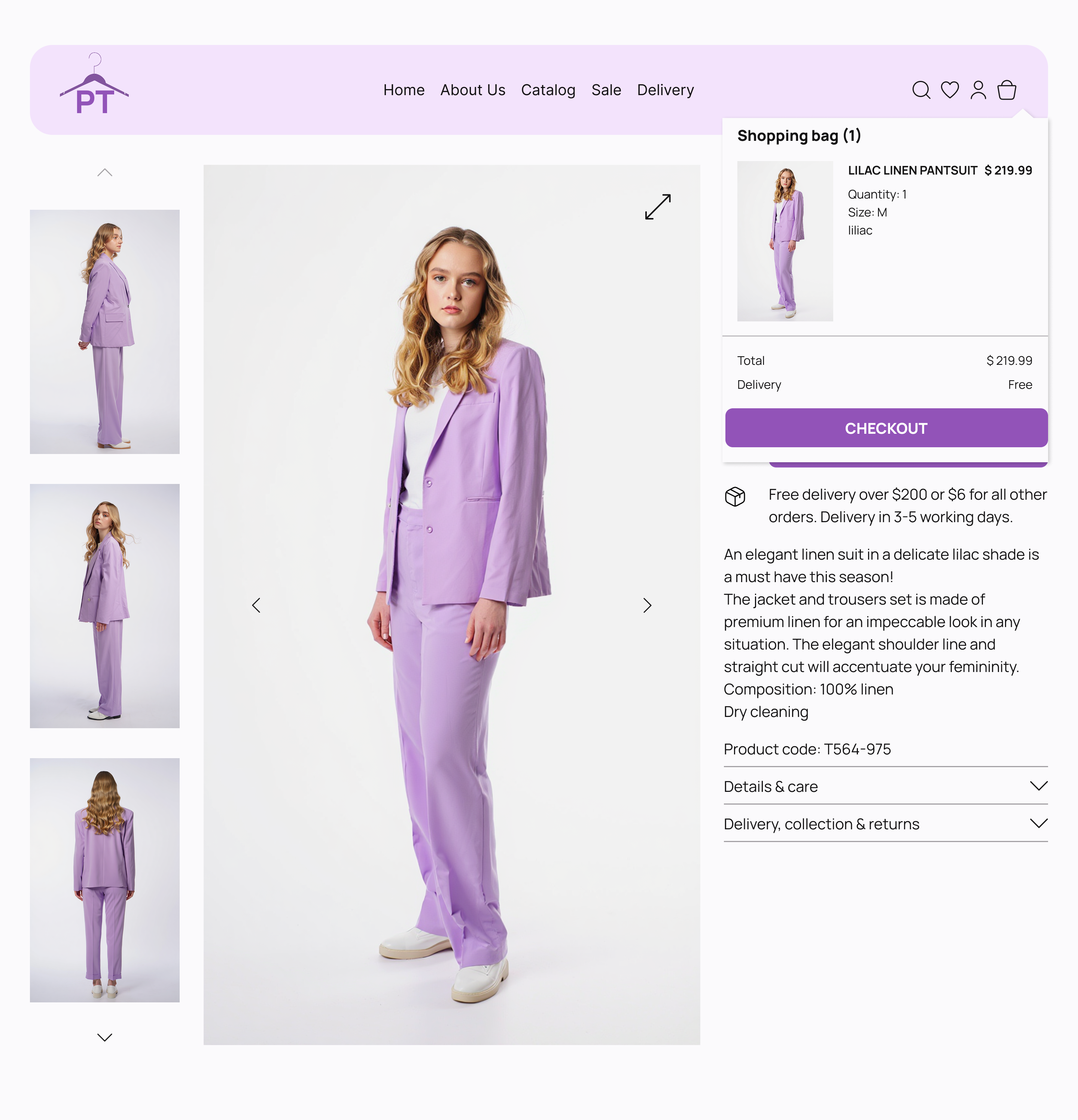 Clothing Store E-Commerce Website | UI/UX Design — Изображение №8 — Интерфейсы на Dprofile