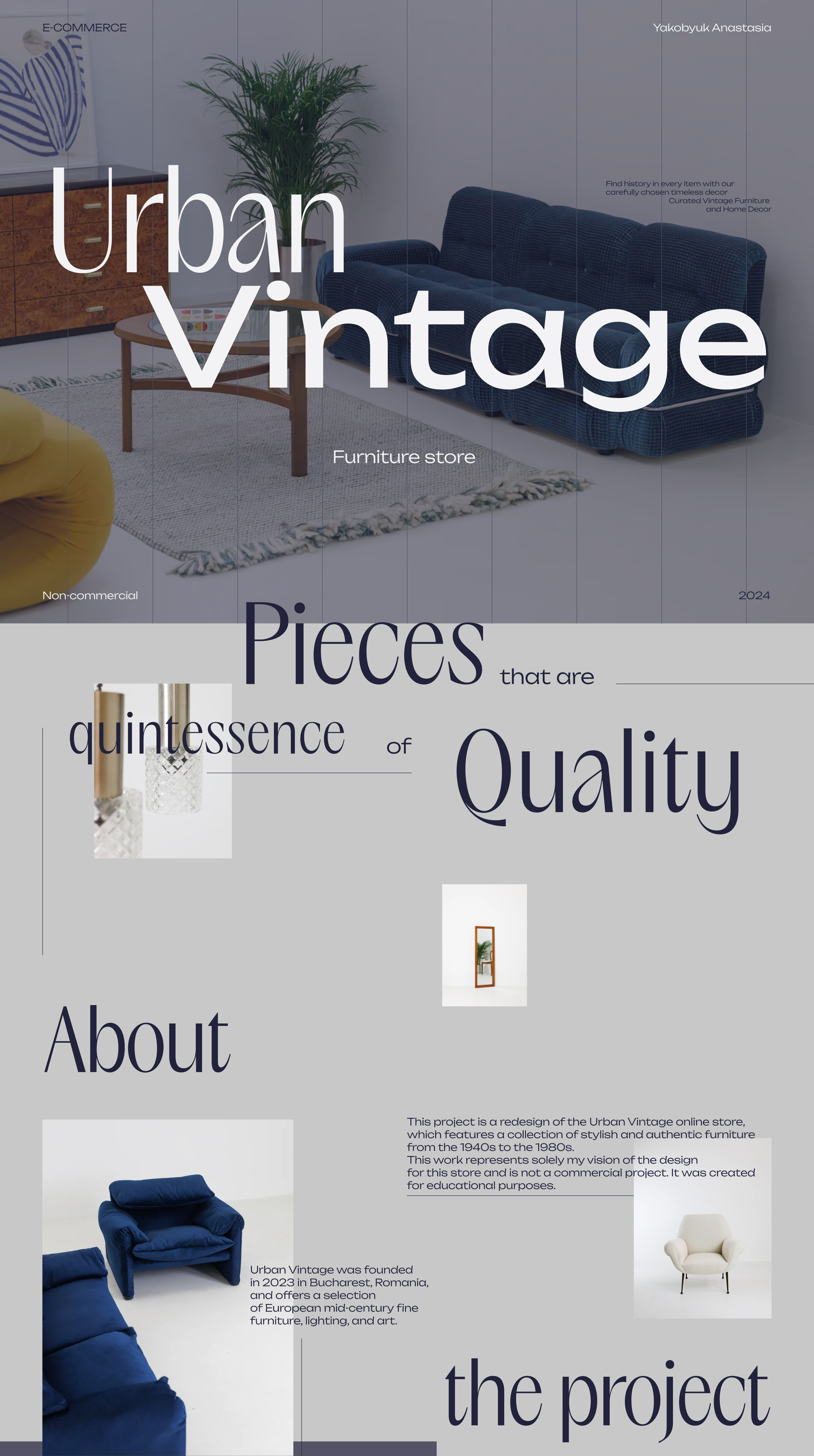 Редизайн интернет-магазина Urban Vintage — Изображение №1 — Интерфейсы на Dprofile