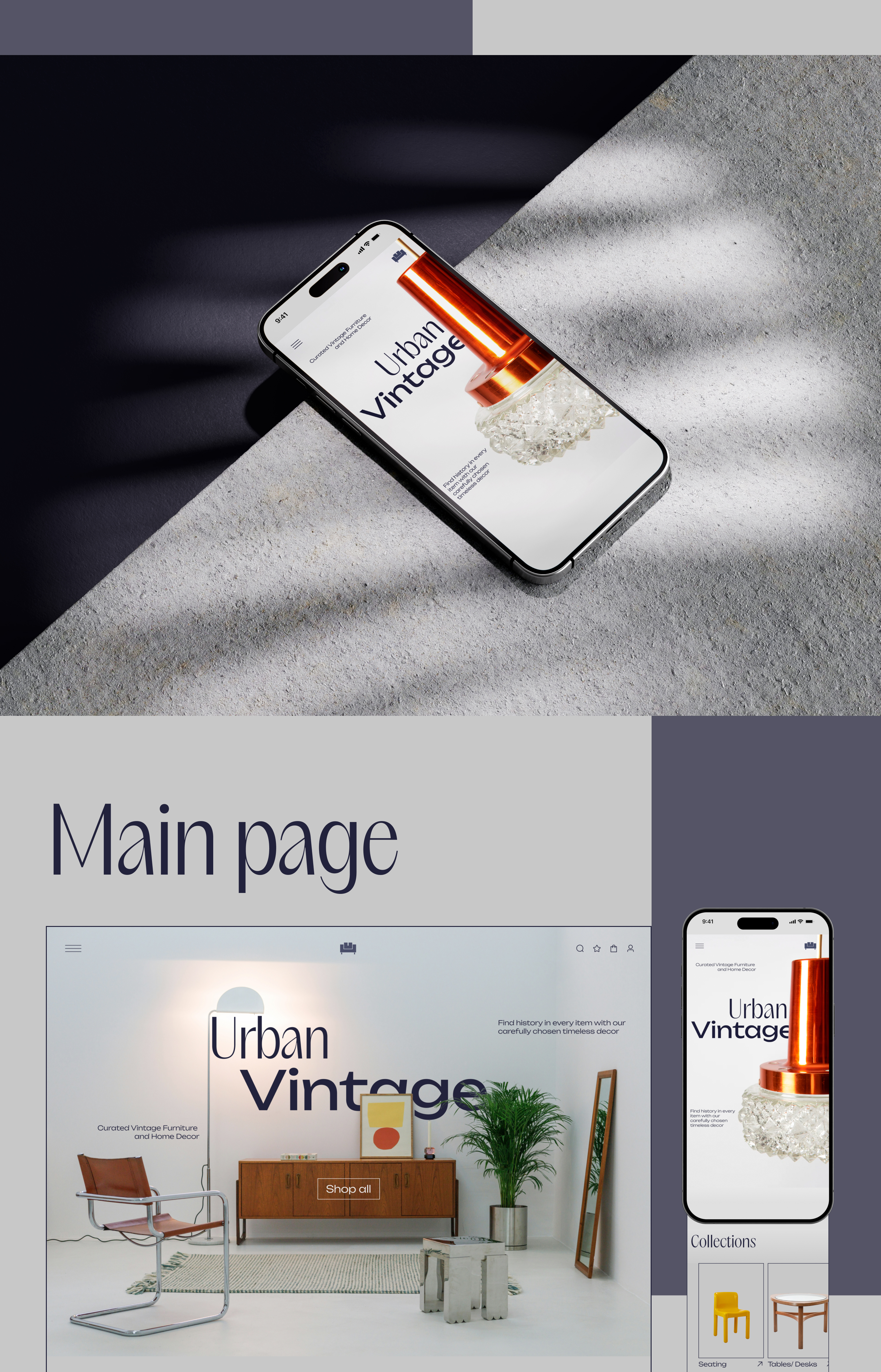 Редизайн интернет-магазина Urban Vintage — Изображение №2 — Интерфейсы на Dprofile