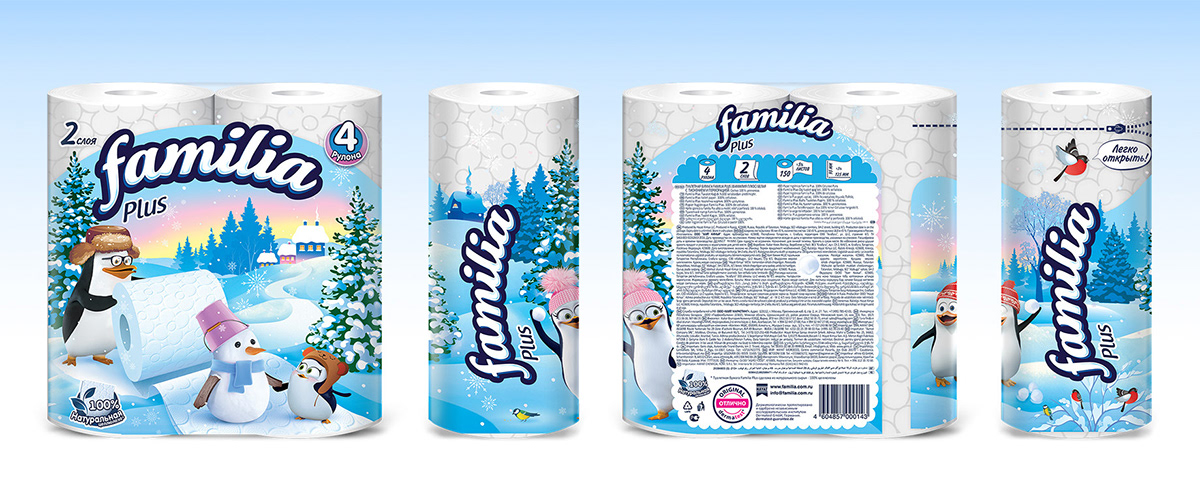 FAMILIA — сезонные упаковки — Изображение №3 — Брендинг, Иллюстрация на Dprofile