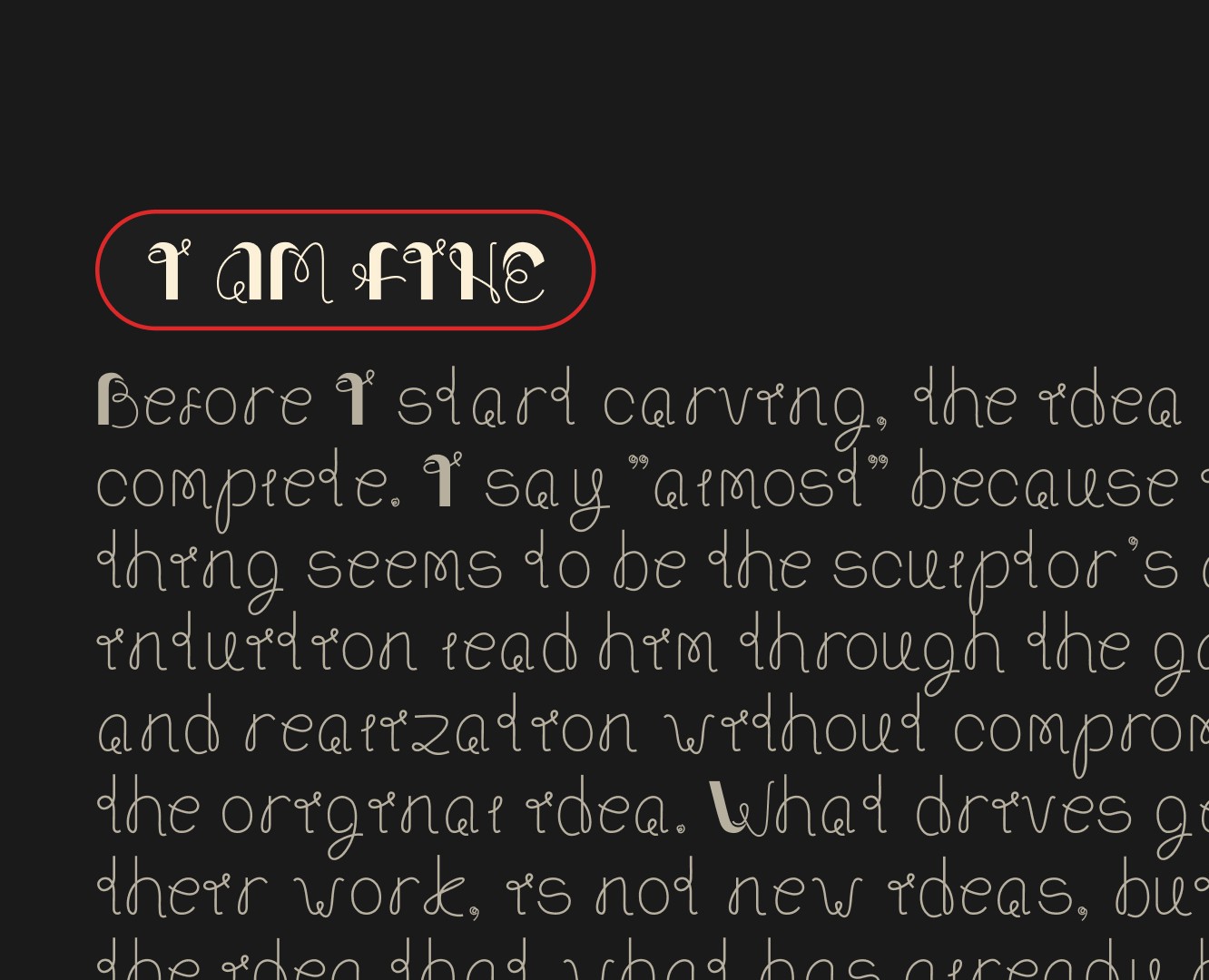 I AM FINE — Брендинг, Графика на Dprofile