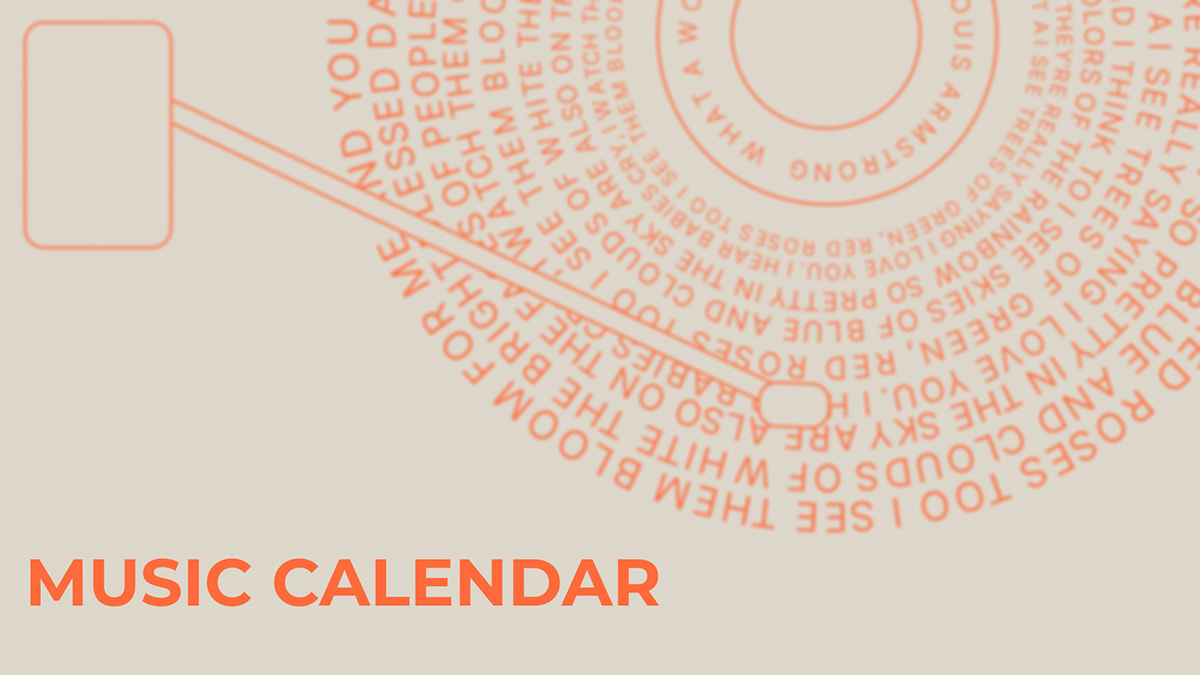 Music Calendar — Изображение №1 — Брендинг, Графика на Dprofile