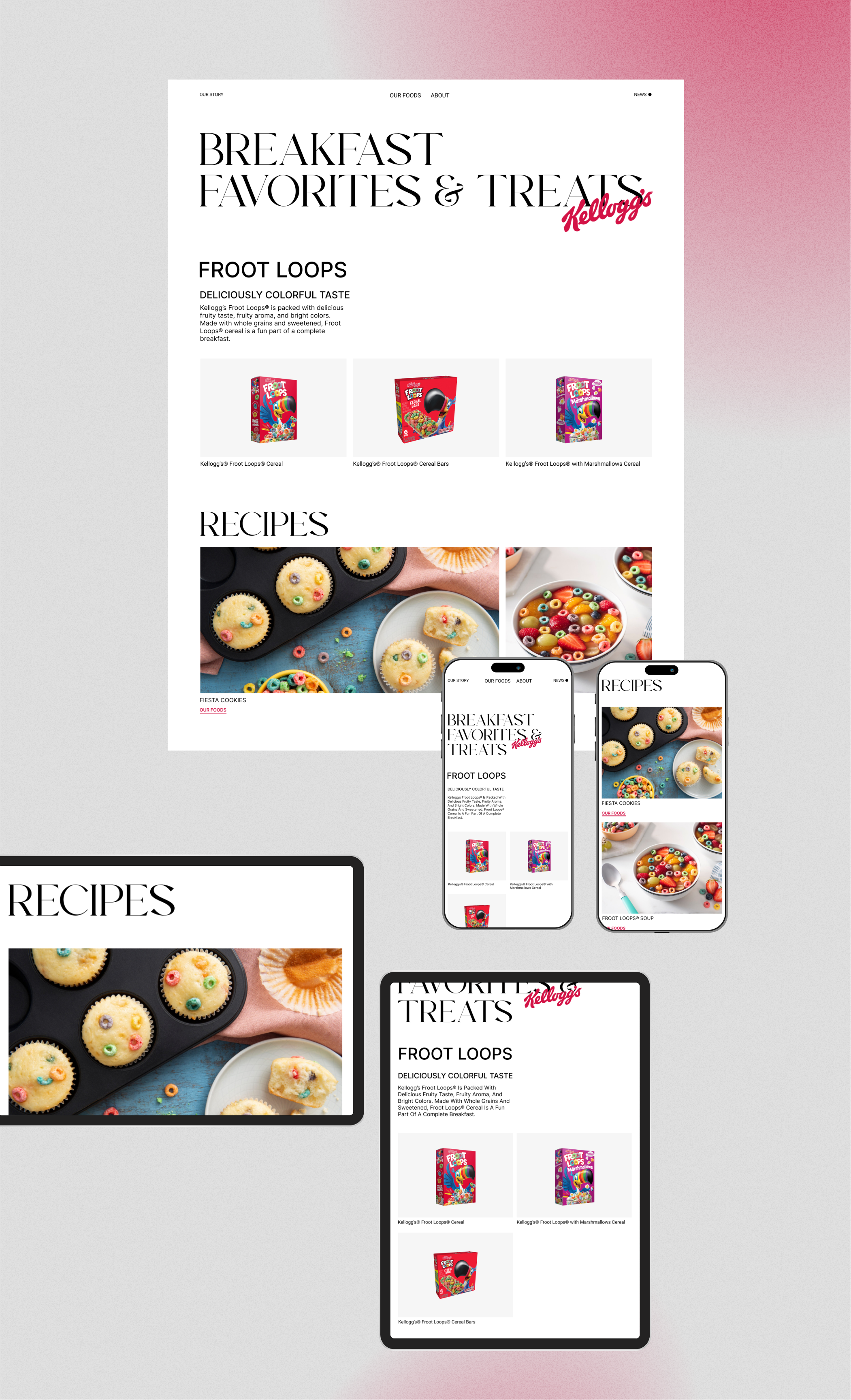 Redesign - company Kellogg's — Изображение №8 — Интерфейсы на Dprofile