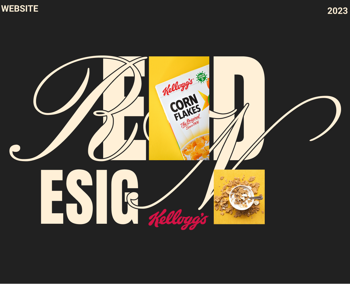 Redesign - company Kellogg's на Dprofile