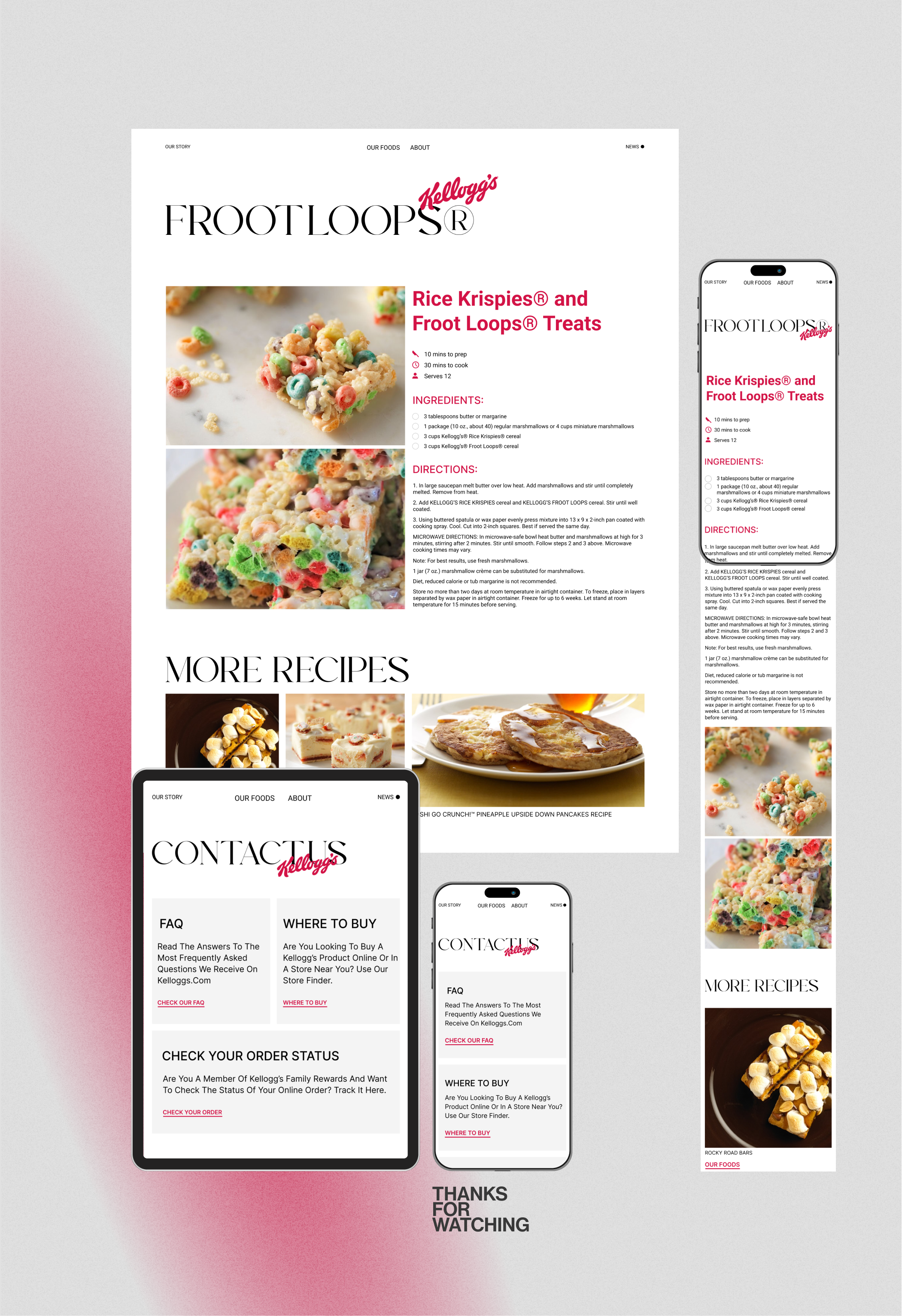 Redesign - company Kellogg's — Изображение №10 — Интерфейсы на Dprofile