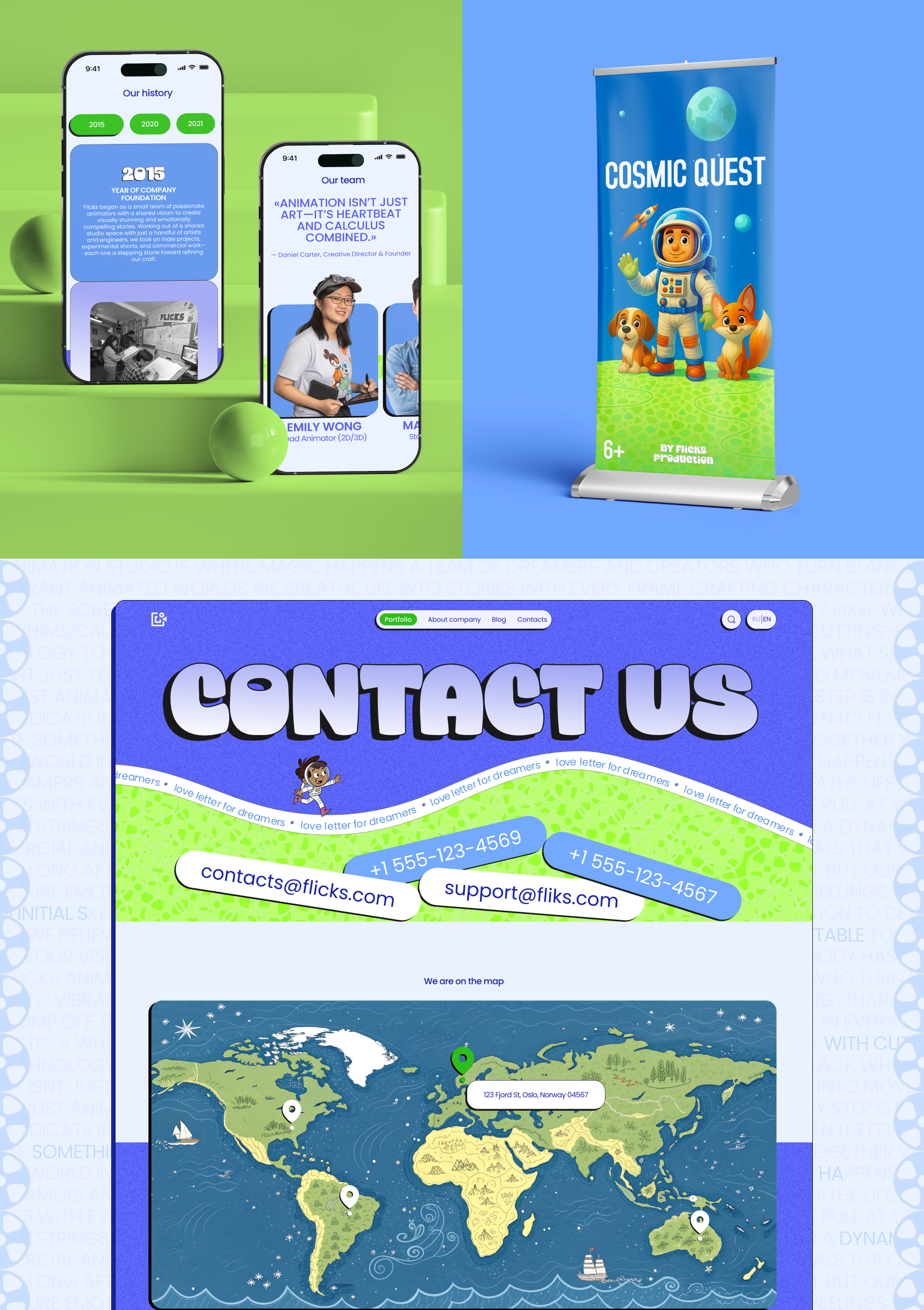 Flicks | Corporate website — Изображение №8 — Интерфейсы на Dprofile