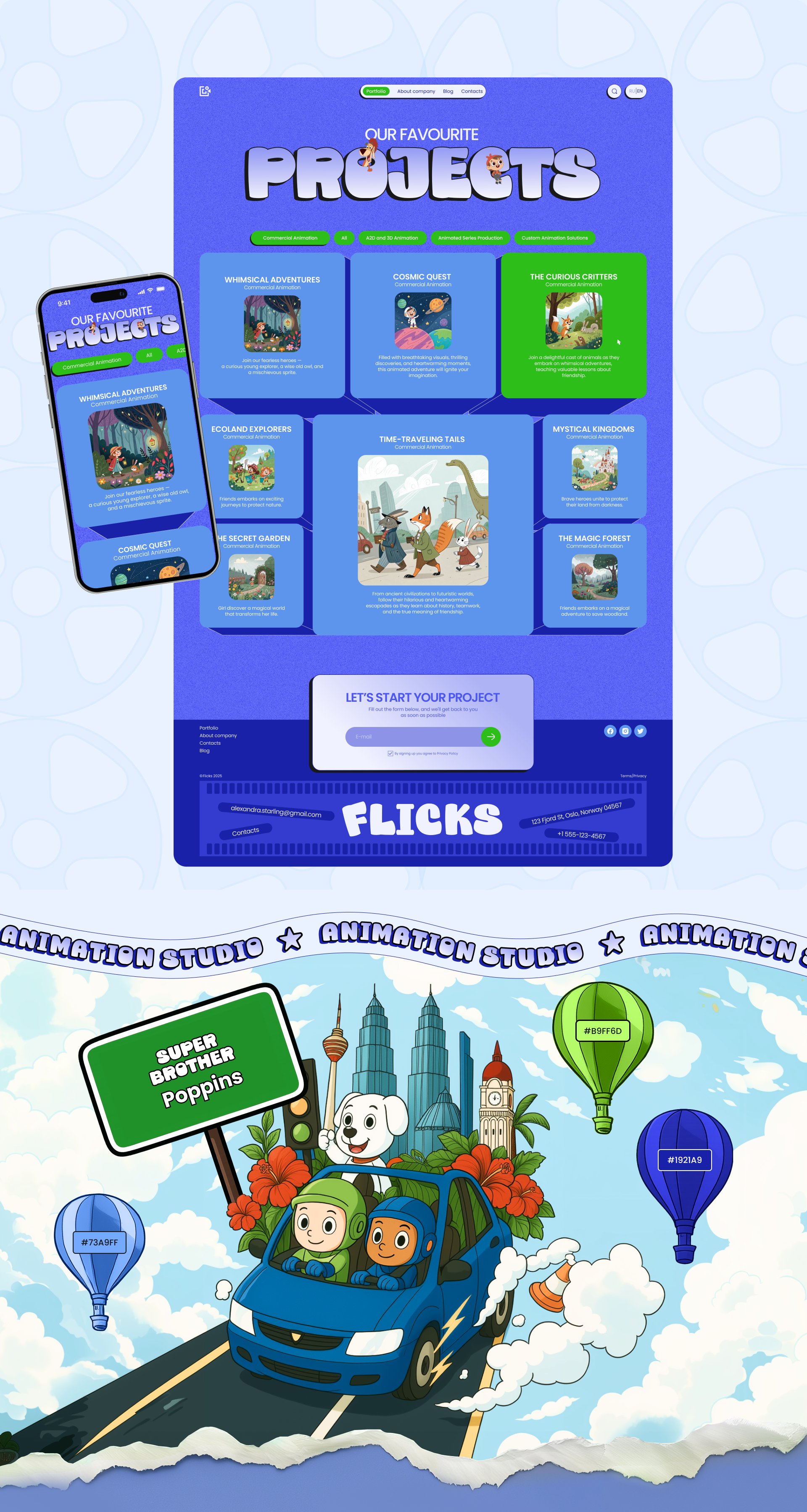 Flicks | Corporate website — Изображение №5 — Интерфейсы на Dprofile