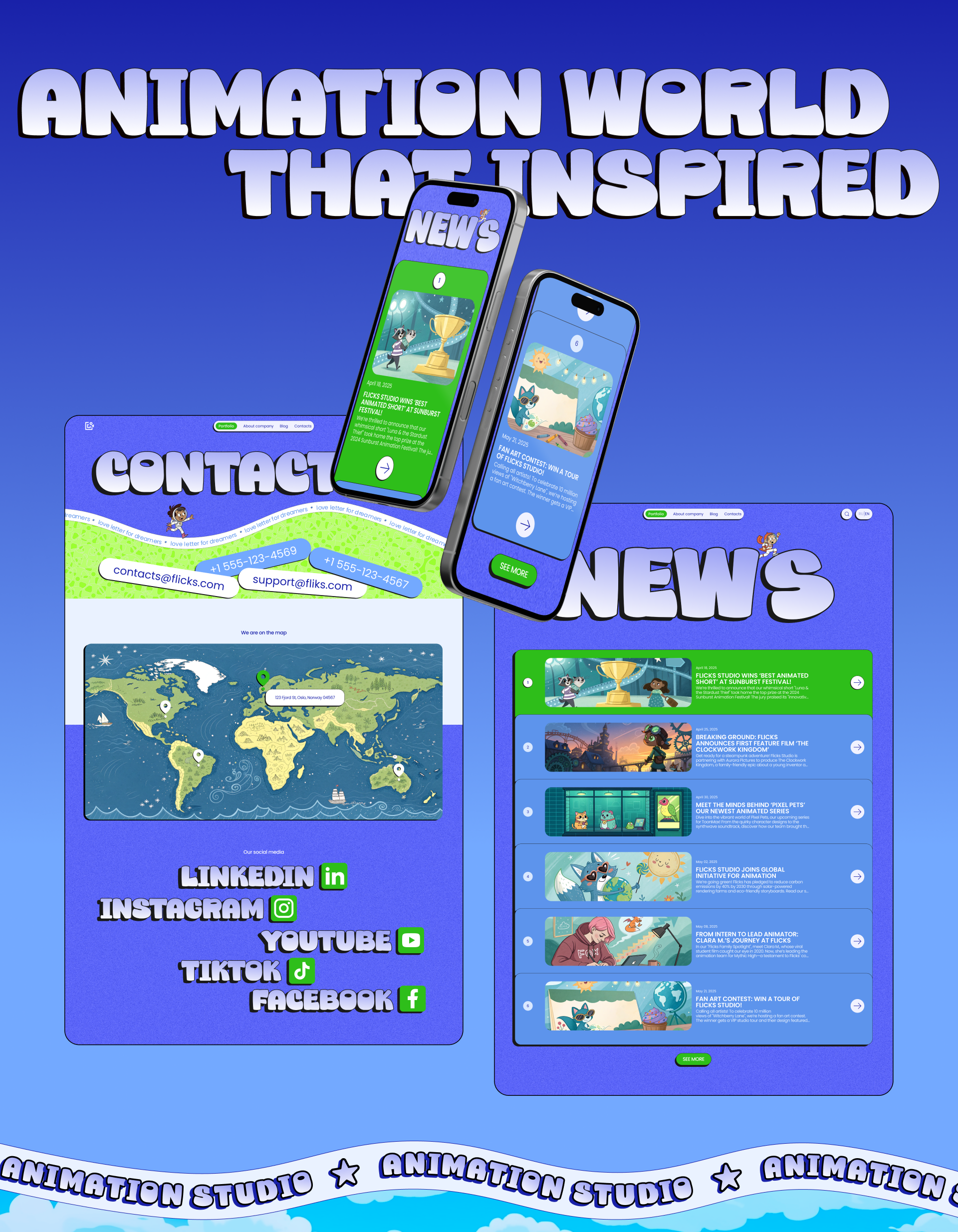Flicks | Corporate website — Изображение №10 — Интерфейсы на Dprofile