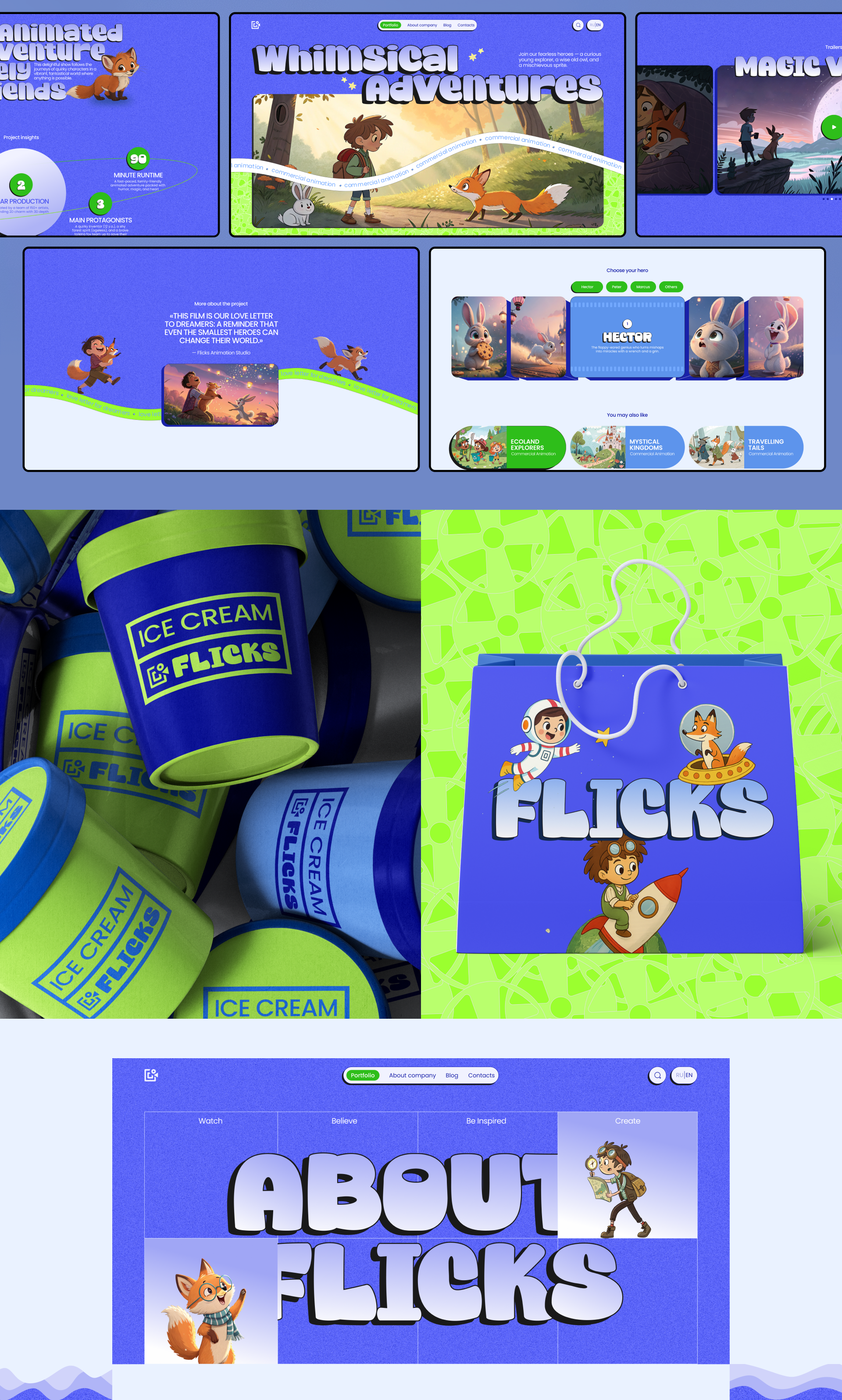 Flicks | Corporate website — Изображение №6 — Интерфейсы на Dprofile