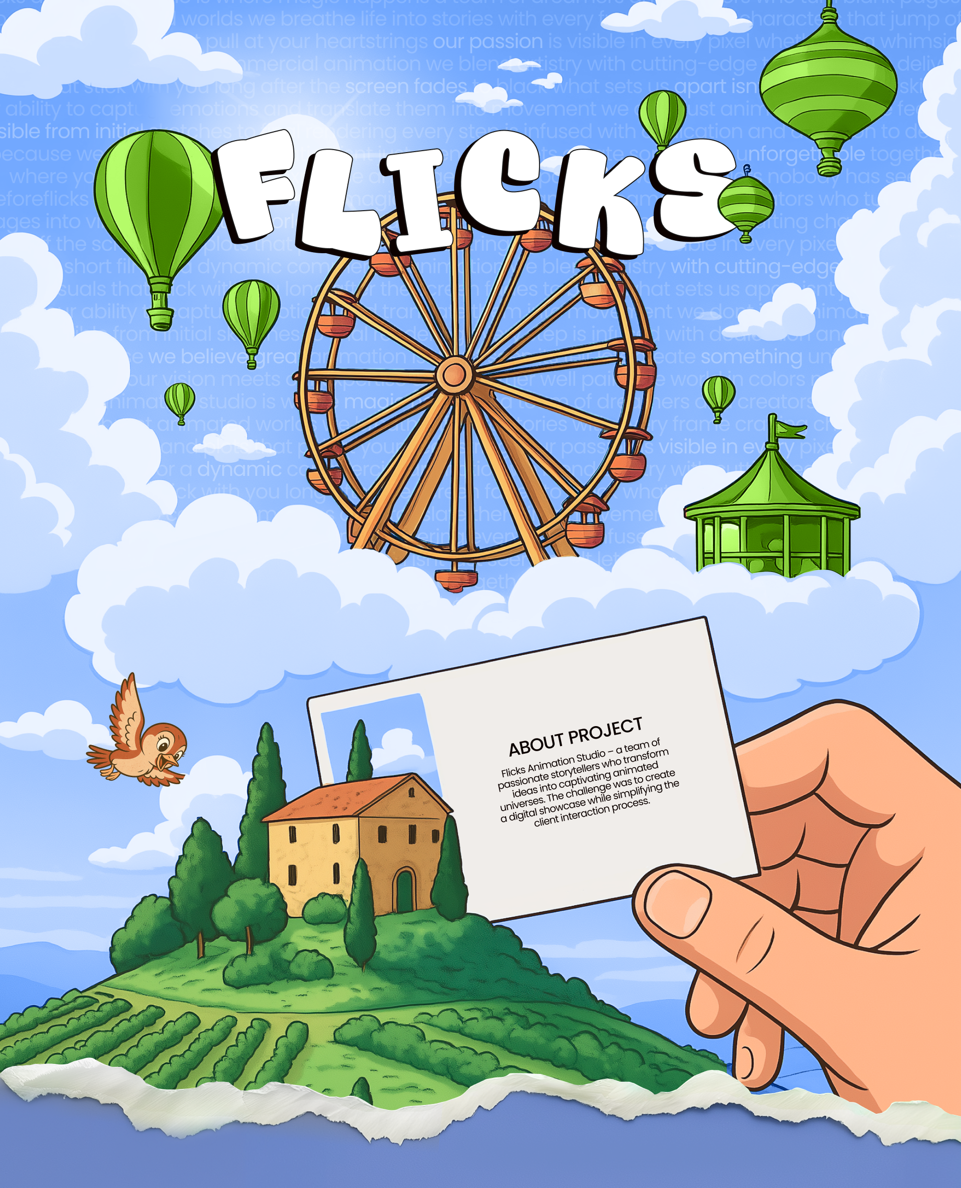 Flicks | Corporate website — Изображение №1 — Интерфейсы на Dprofile