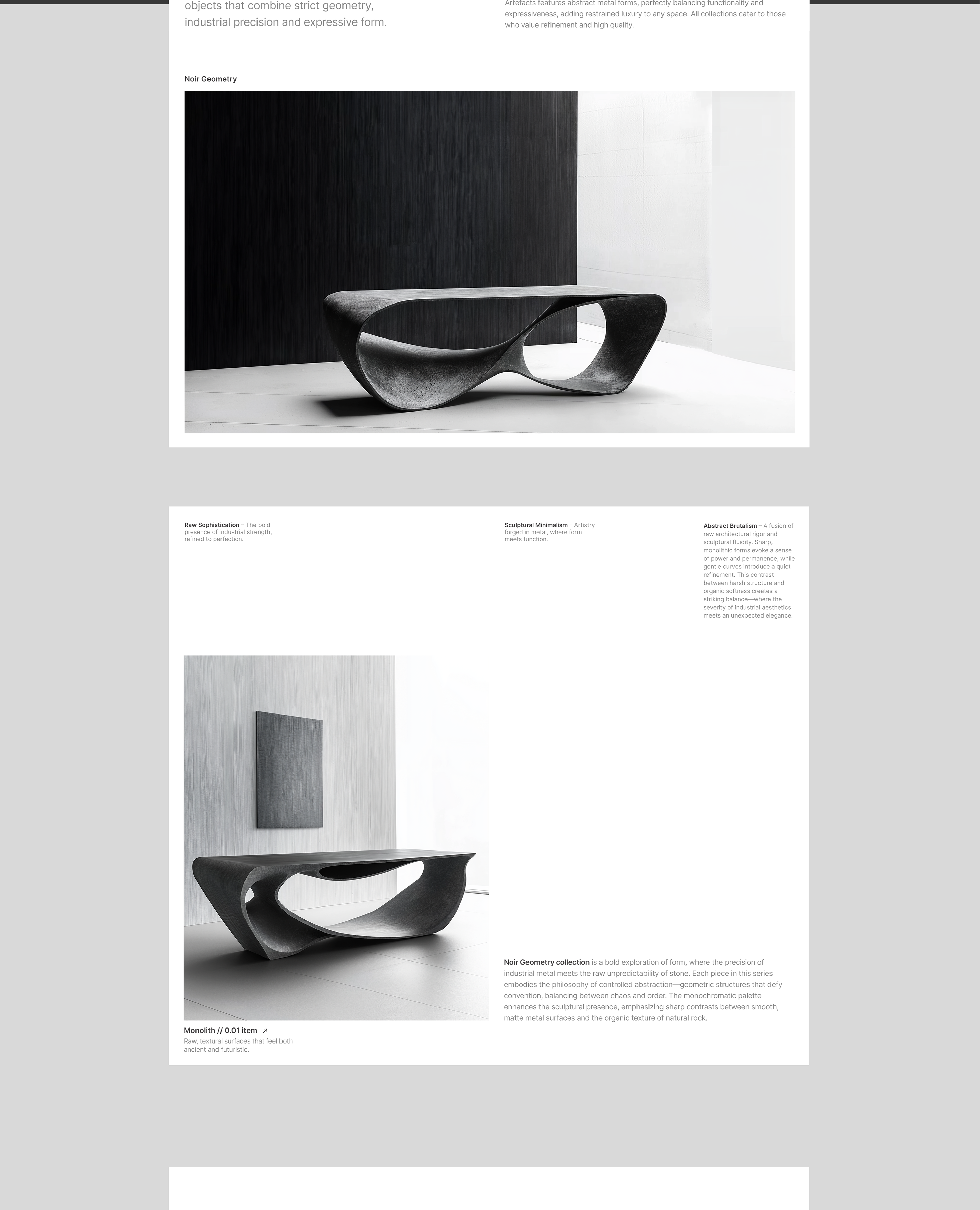 Lumen Obscura | The concept of a unique table store — Изображение №4 — Интерфейсы на Dprofile