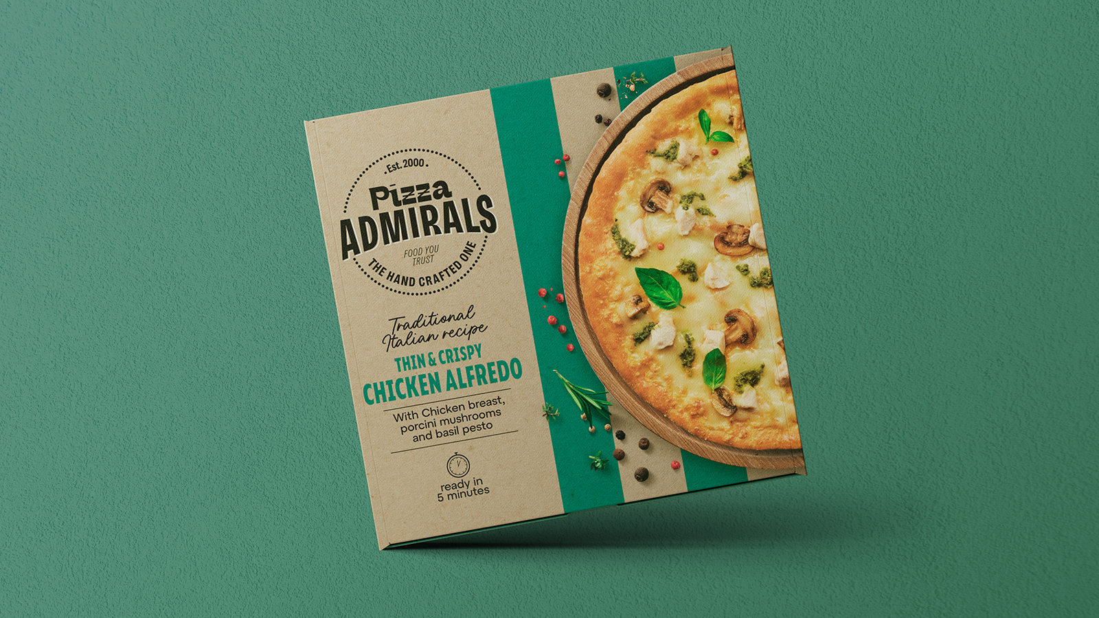 Редизайн упаковки пиццы ADMIRALS — Изображение №2 — Брендинг на Dprofile
