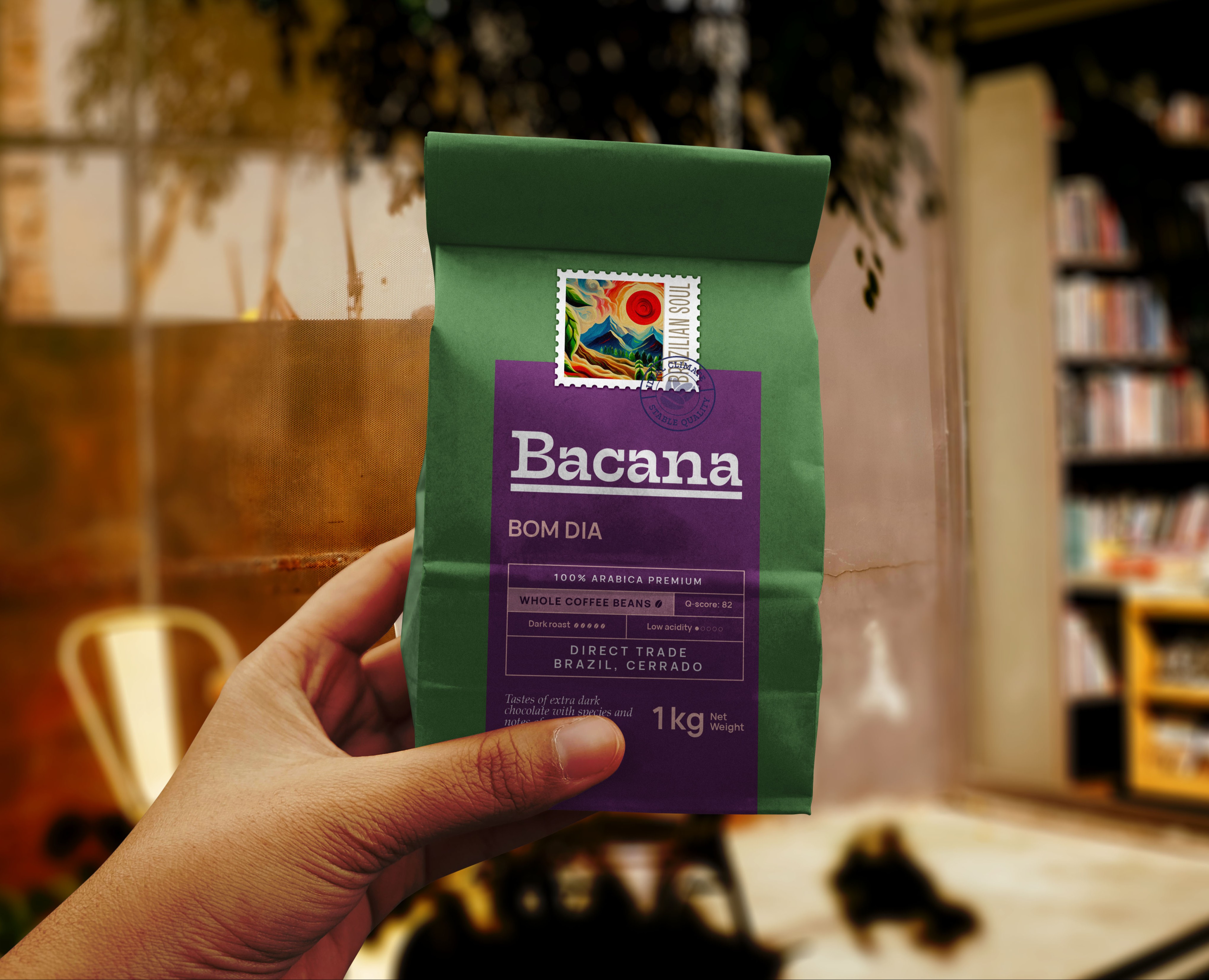 Разработка дизайна упаковки для бренда кофе BACANA — Брендинг на Dprofile