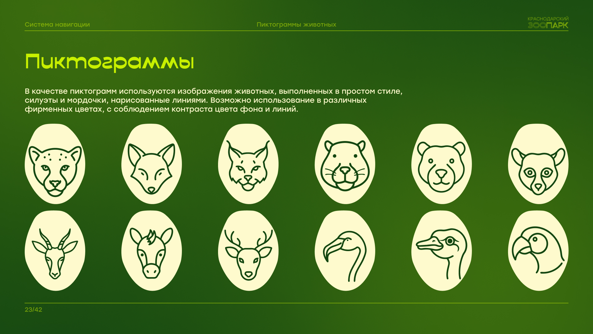 Брендбук "Краснодарский зоопарк" — Изображение №24 — Брендинг на Dprofile