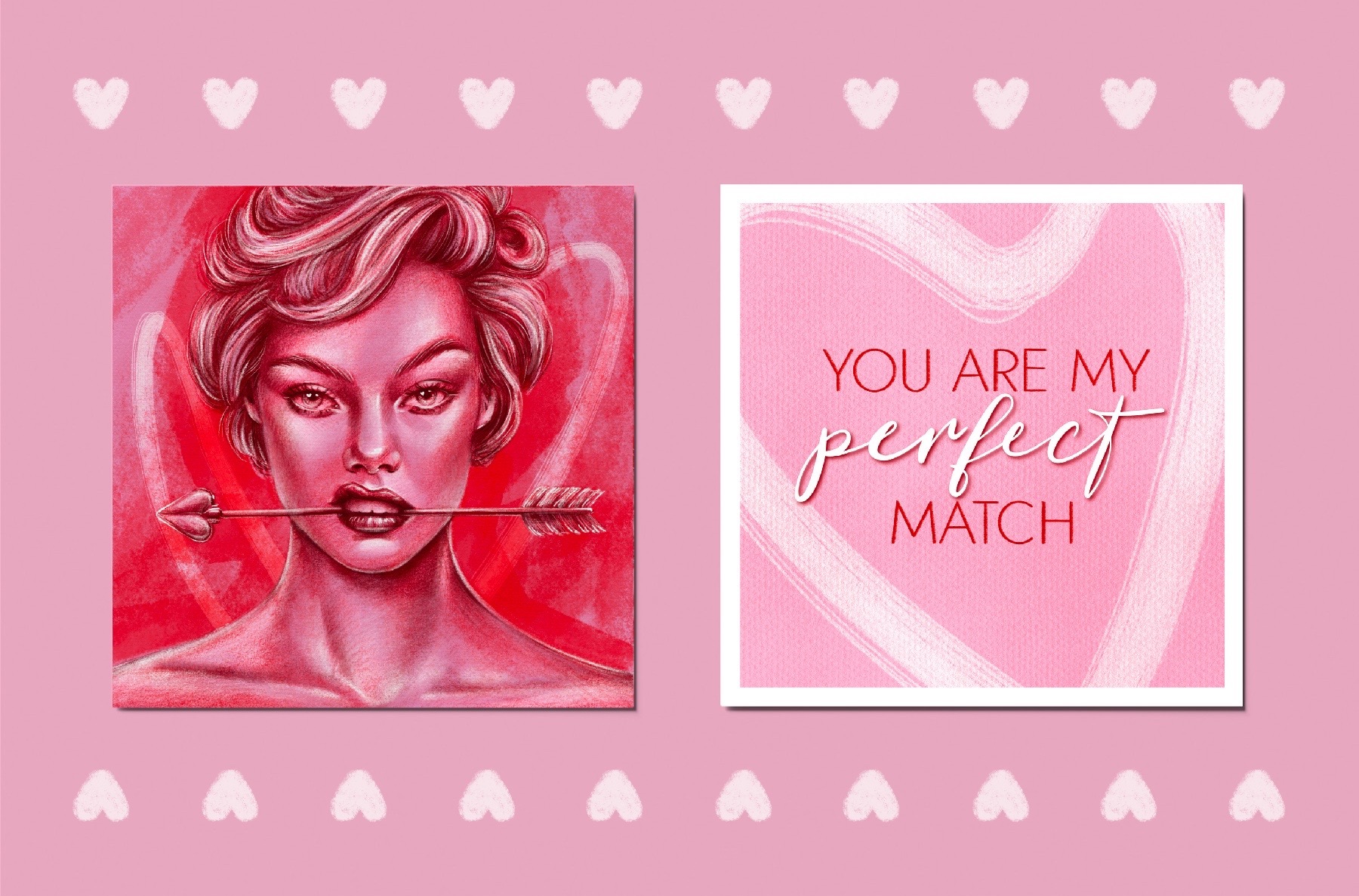 Valentine's Day Cards & Posters — Изображение №7 — Иллюстрация, Графика на Dprofile