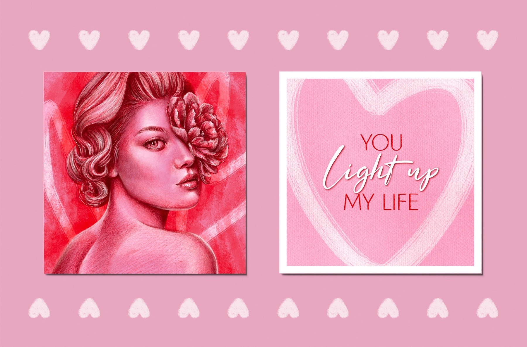 Valentine's Day Cards & Posters — Изображение №3 — Иллюстрация, Графика на Dprofile
