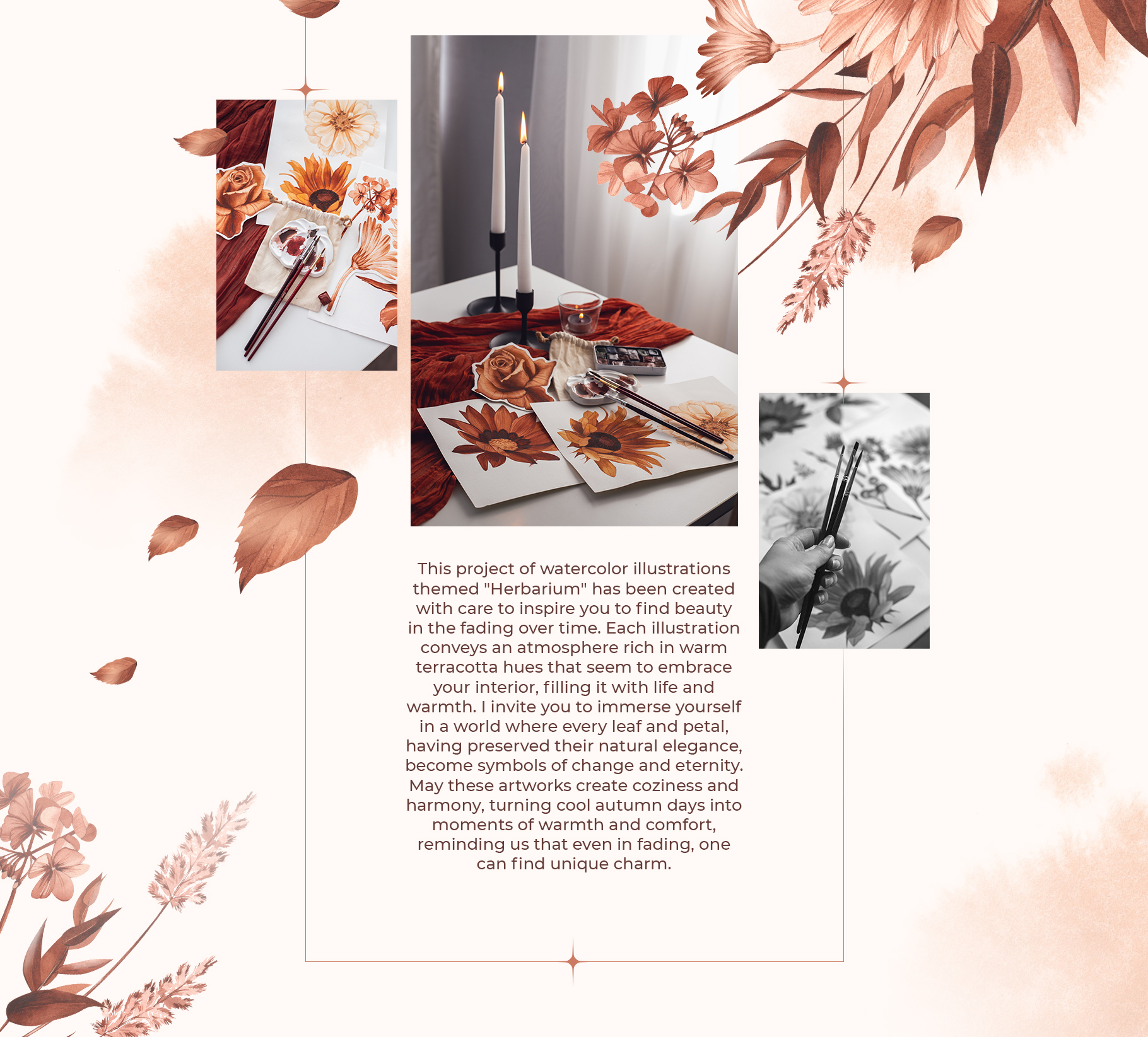 Garden flowers. Herbarium | Watercolor illustrations — Изображение №2 — Иллюстрация на Dprofile