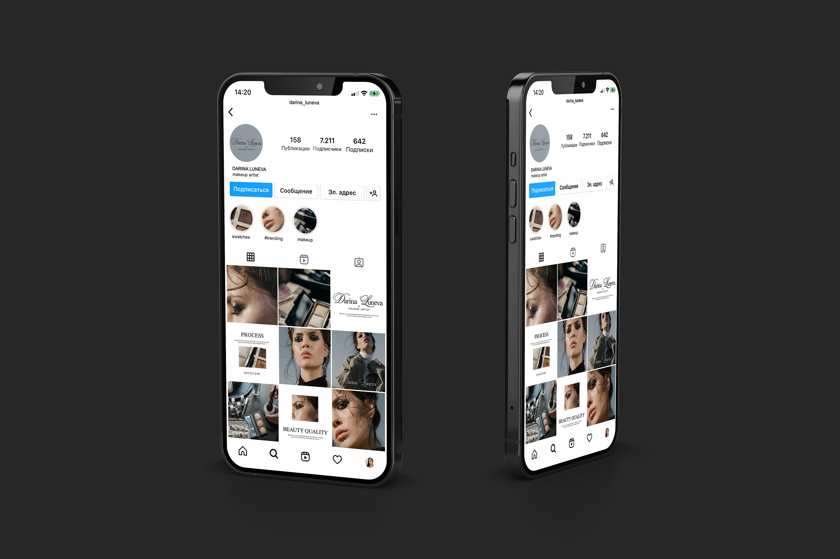 Branding for makeup artist Darina Luneva — Изображение №13 — Брендинг на Dprofile