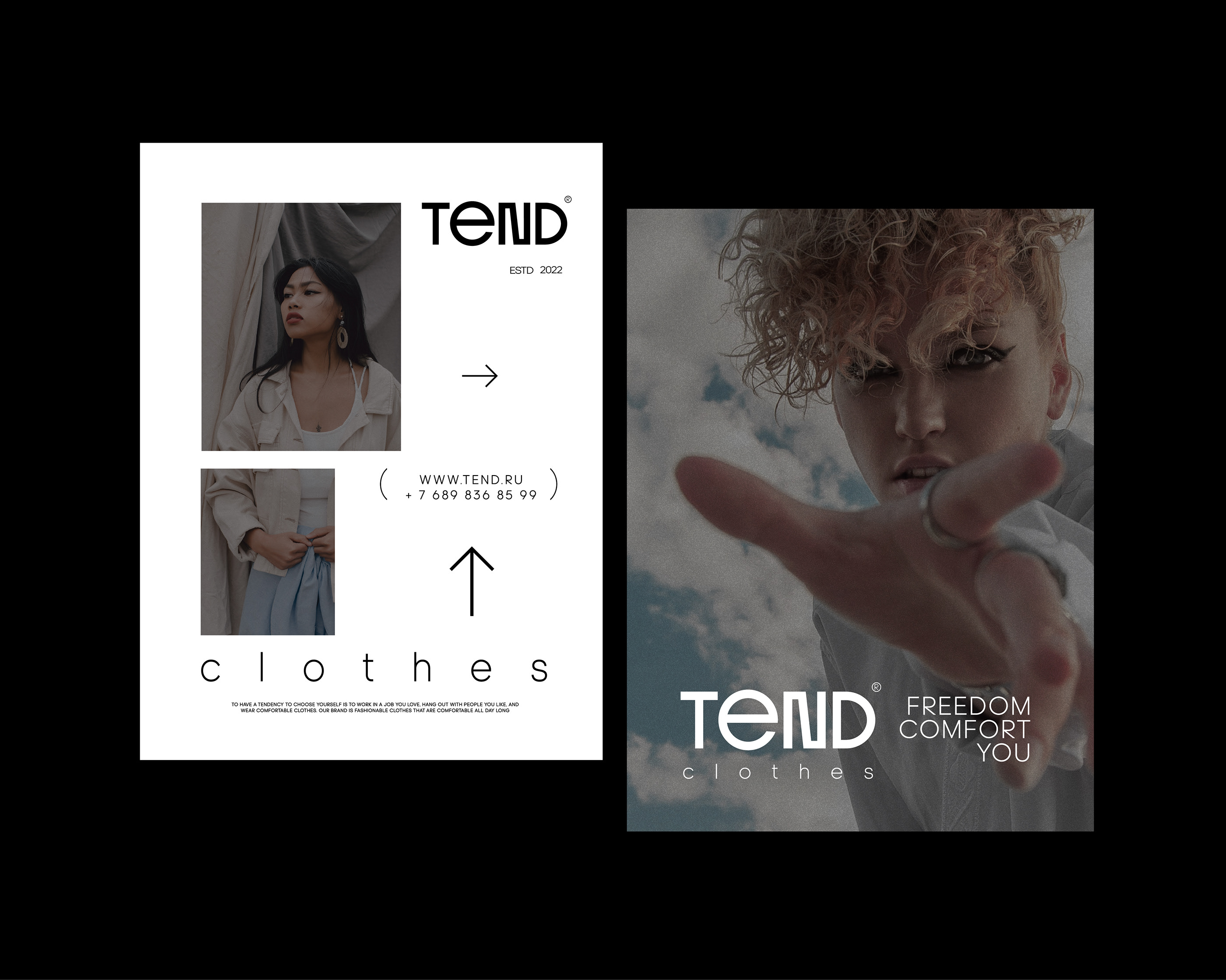 TEND clothing brand — Изображение №8 — Брендинг на Dprofile
