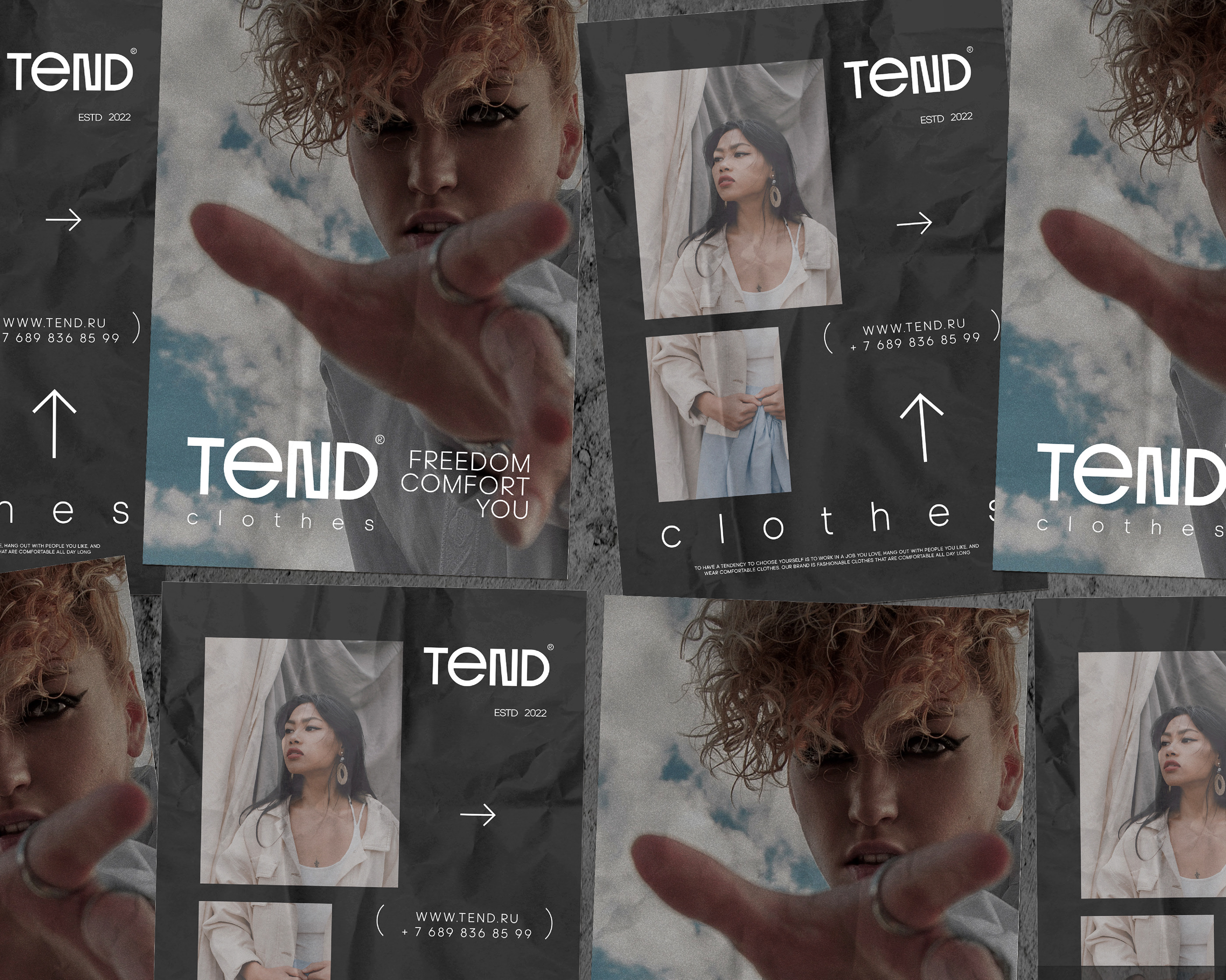 TEND clothing brand — Изображение №7 — Брендинг на Dprofile