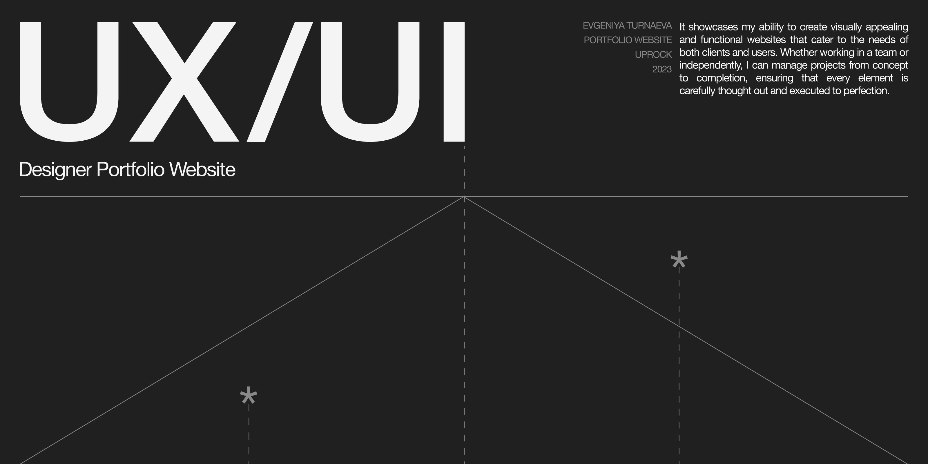 UX/UI Designer | Portfolio Website — Изображение №1 — Интерфейсы, Графика на Dprofile