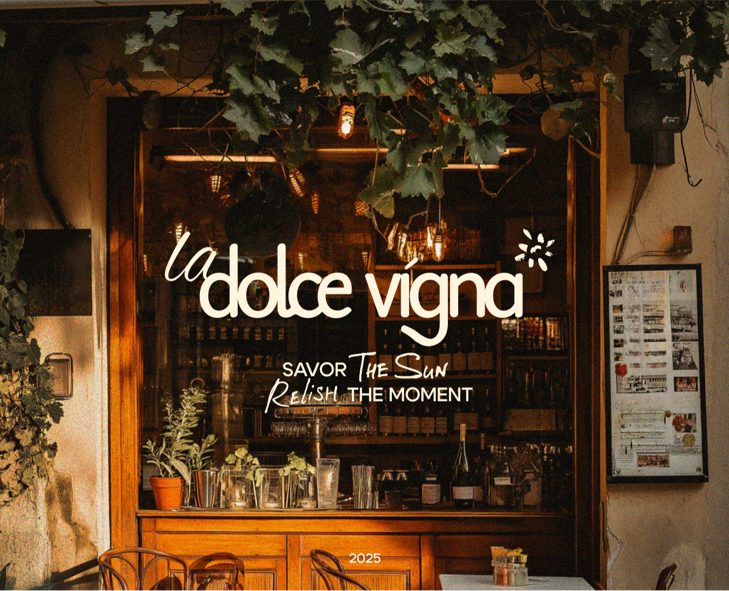 La Dolce Vigna: фирменный стиль для сицилийского бара — Брендинг на Dprofile