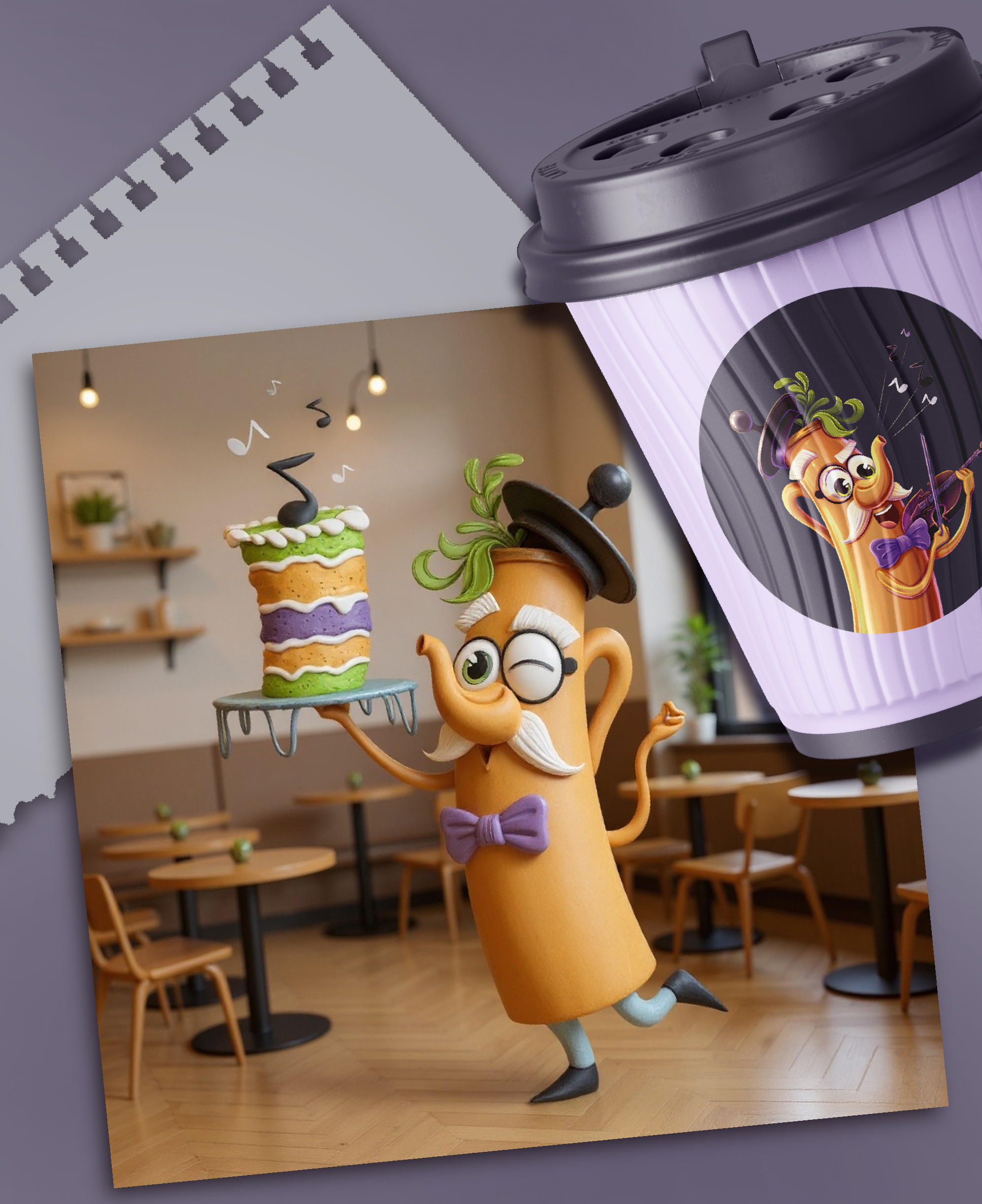 Дизайн персонажа для семейного кафе — Изображение №5 — Брендинг, Иллюстрация на Dprofile