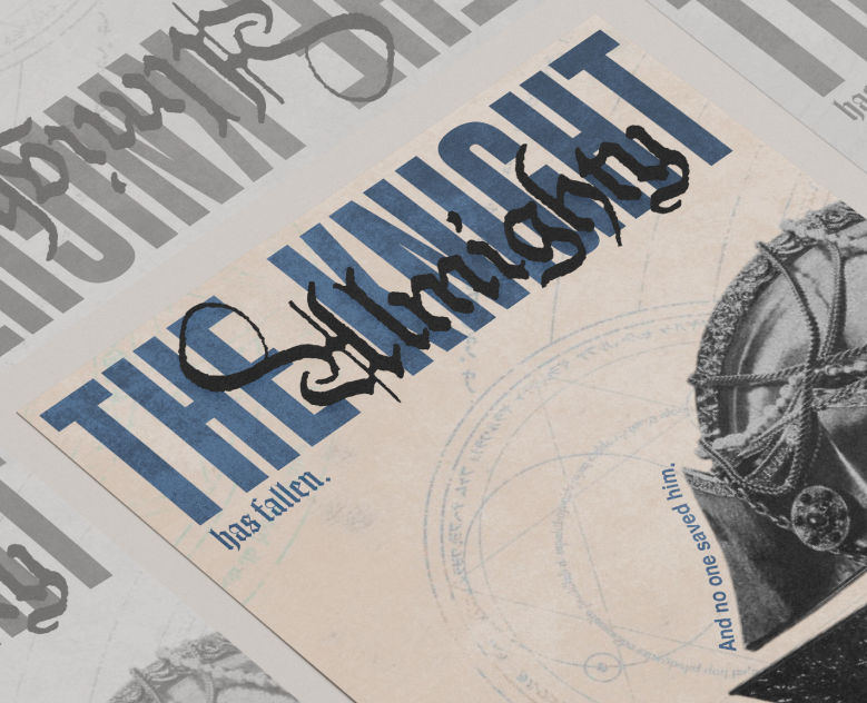 Постер "The Knight" — Графика на Dprofile
