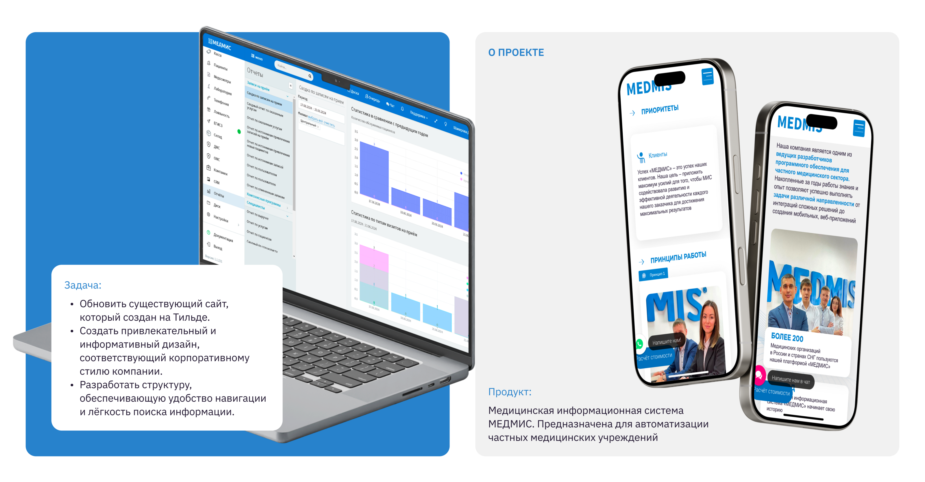 MEDMIS-cистема управления клиникой — Изображение №2 — Интерфейсы, Анимация на Dprofile