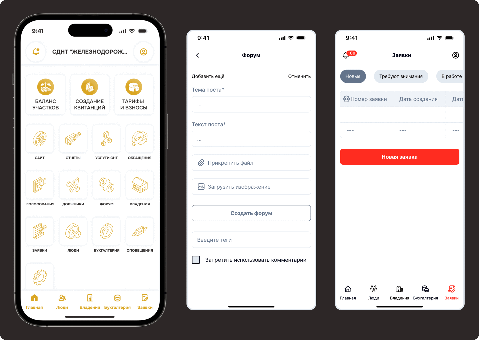 Мобильное приложение СНТКЛУБ — Изображение №5 — Интерфейсы на Dprofile