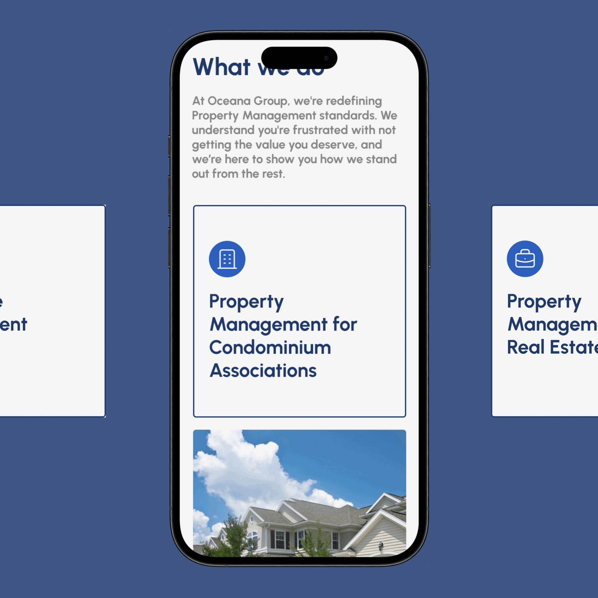 Oceana group - property managment — Изображение №3 — Интерфейсы на Dprofile
