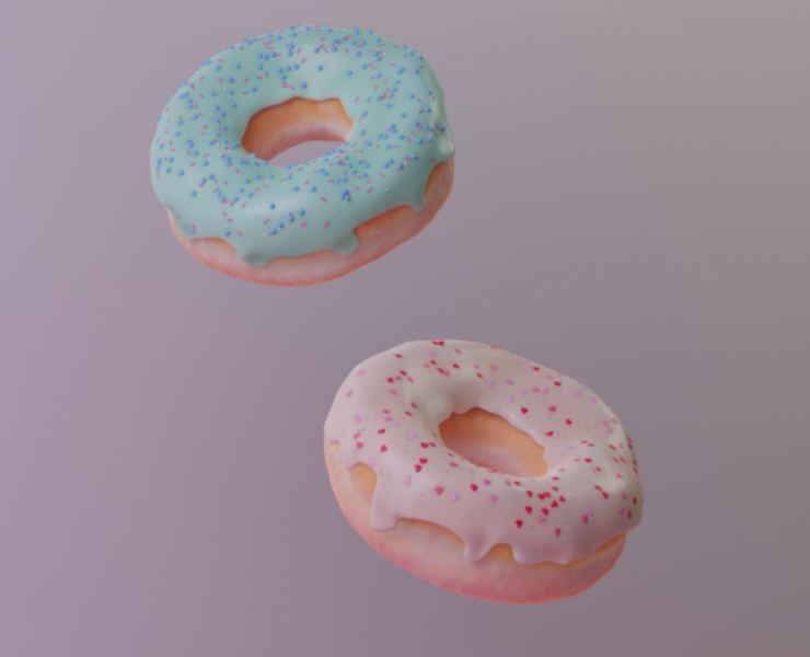 Donuts — 3D на Dprofile