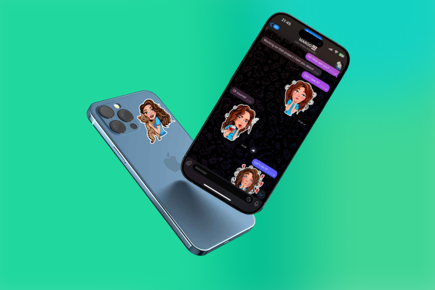 Персональный стикерпак для Telegram — Изображение №7 — Иллюстрация на Dprofile