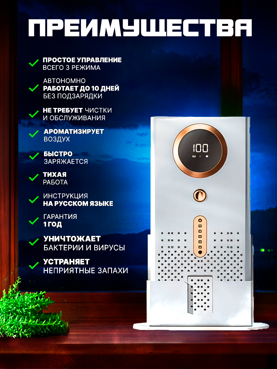 инфографика для маркетплейсов: очиститель воздуха — Изображение №3 — Графика, Маркетинг на Dprofile