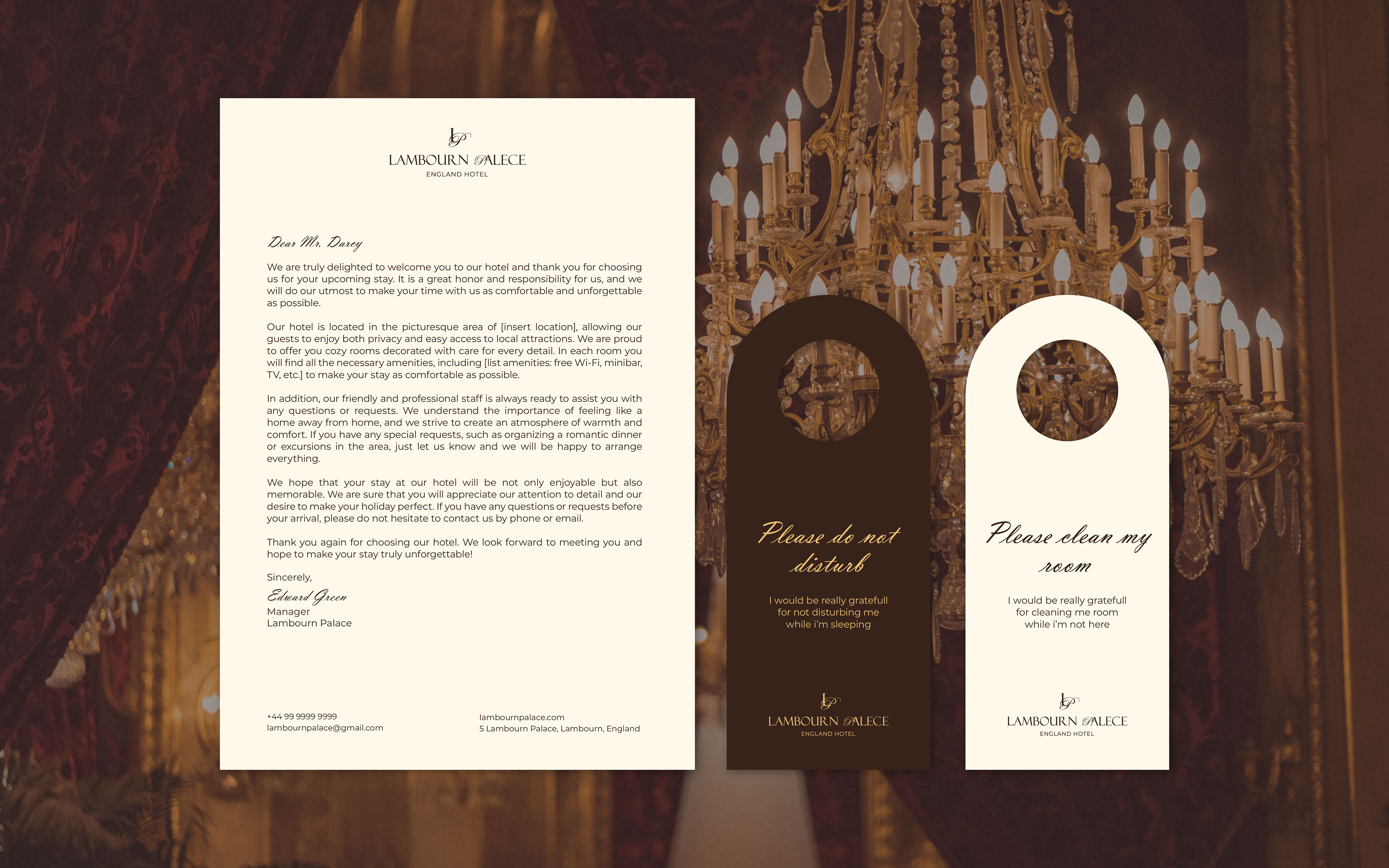 Luxury hotel | brand identity | фирменный стиль — Изображение №5 — Брендинг на Dprofile
