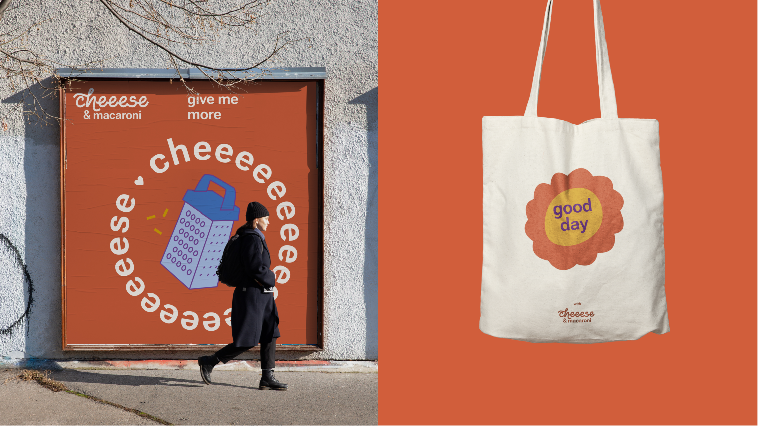 Фирменный стиль для сети фастфуда CHEEESE & MACARONI — Изображение №6 — Брендинг, Иллюстрация на Dprofile