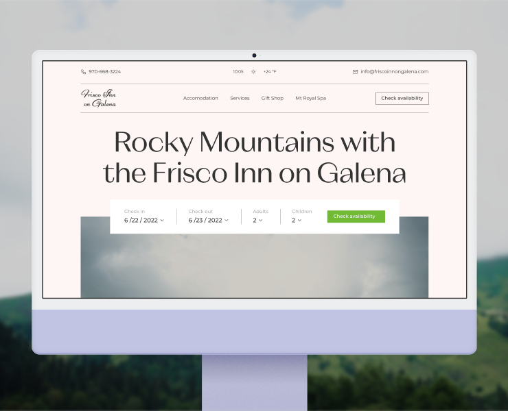 Rocky Mountains with the Frisco Inn on Galena на Dprofile