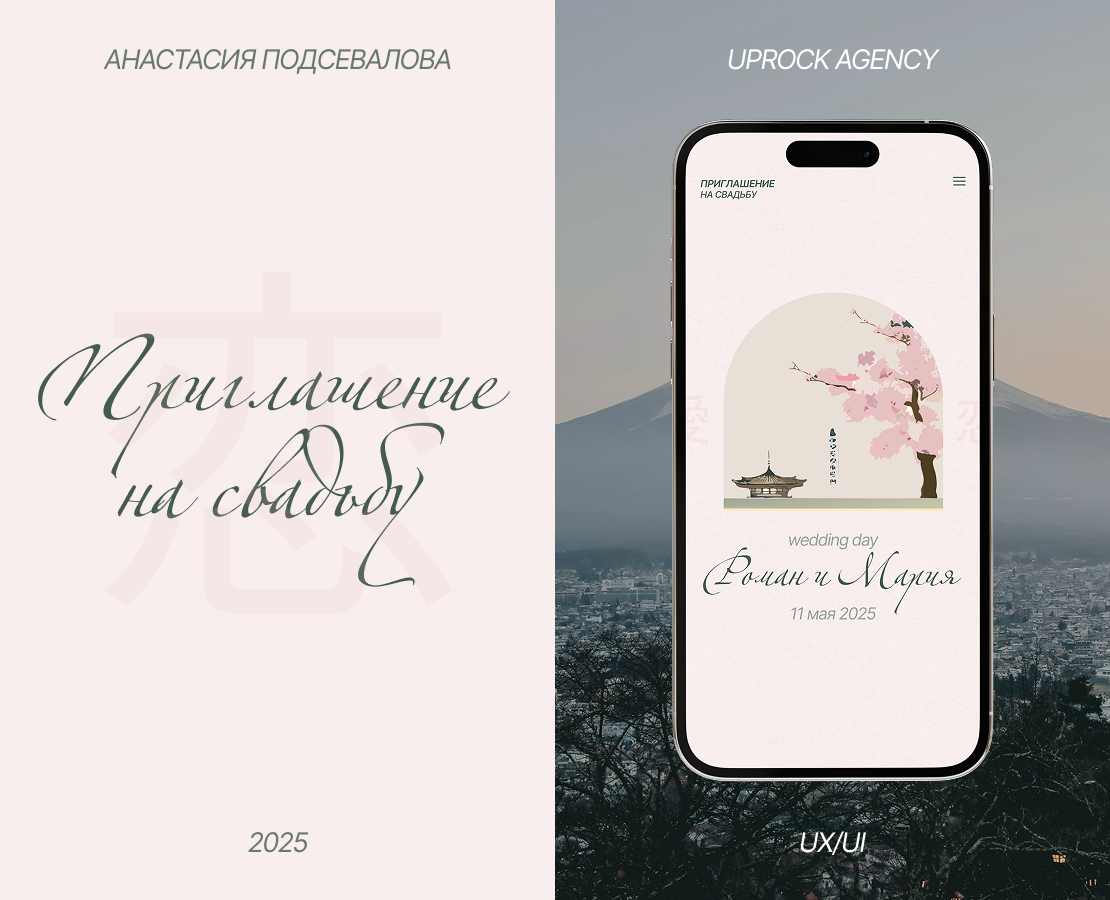 WEDDING INVITATION — Интерфейсы на Dprofile