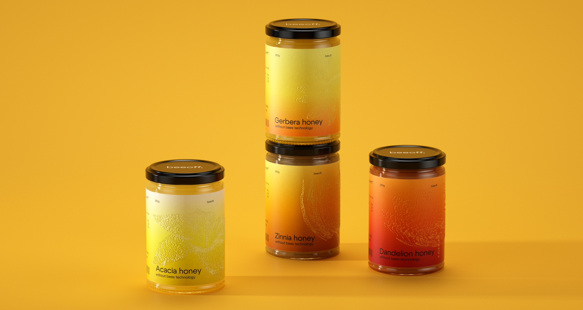 Упаковка мёда beeoff — Изображение №6 — Брендинг на Dprofile