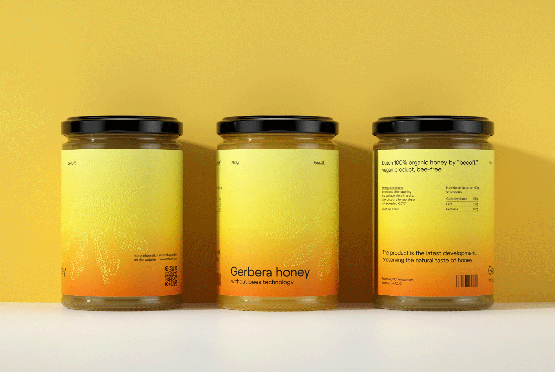 Упаковка мёда beeoff — Изображение №3 — Брендинг на Dprofile