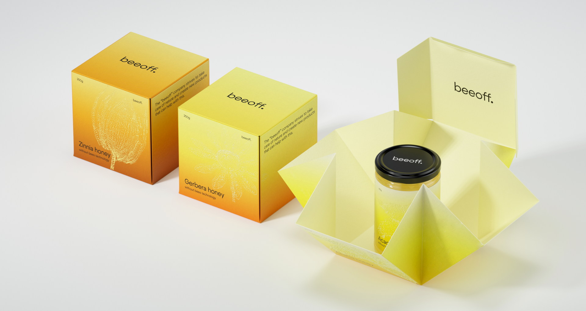 Упаковка мёда beeoff — Изображение №10 — Брендинг на Dprofile