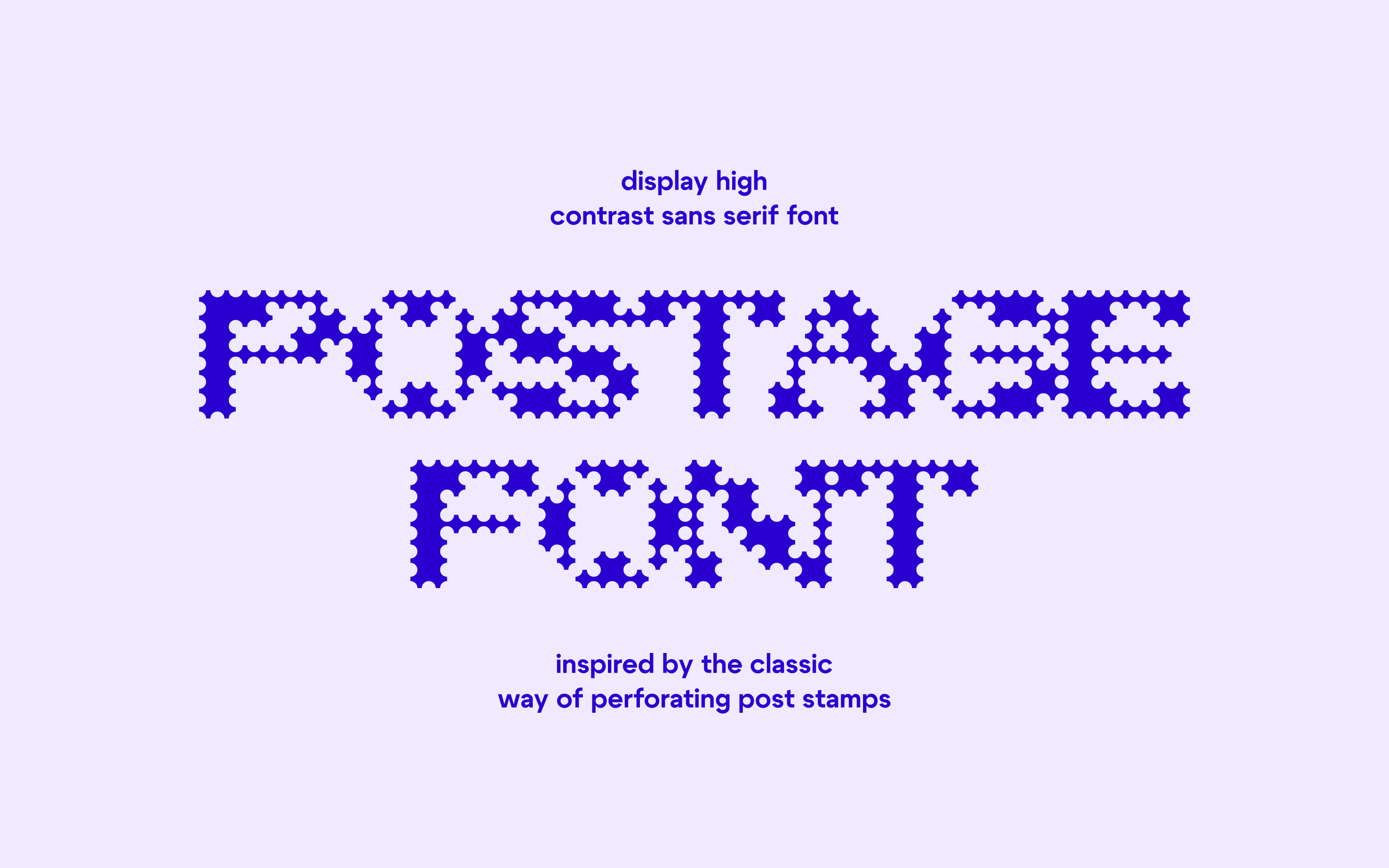 Шрифт Postage Font — Изображение №1 — Графика на Dprofile