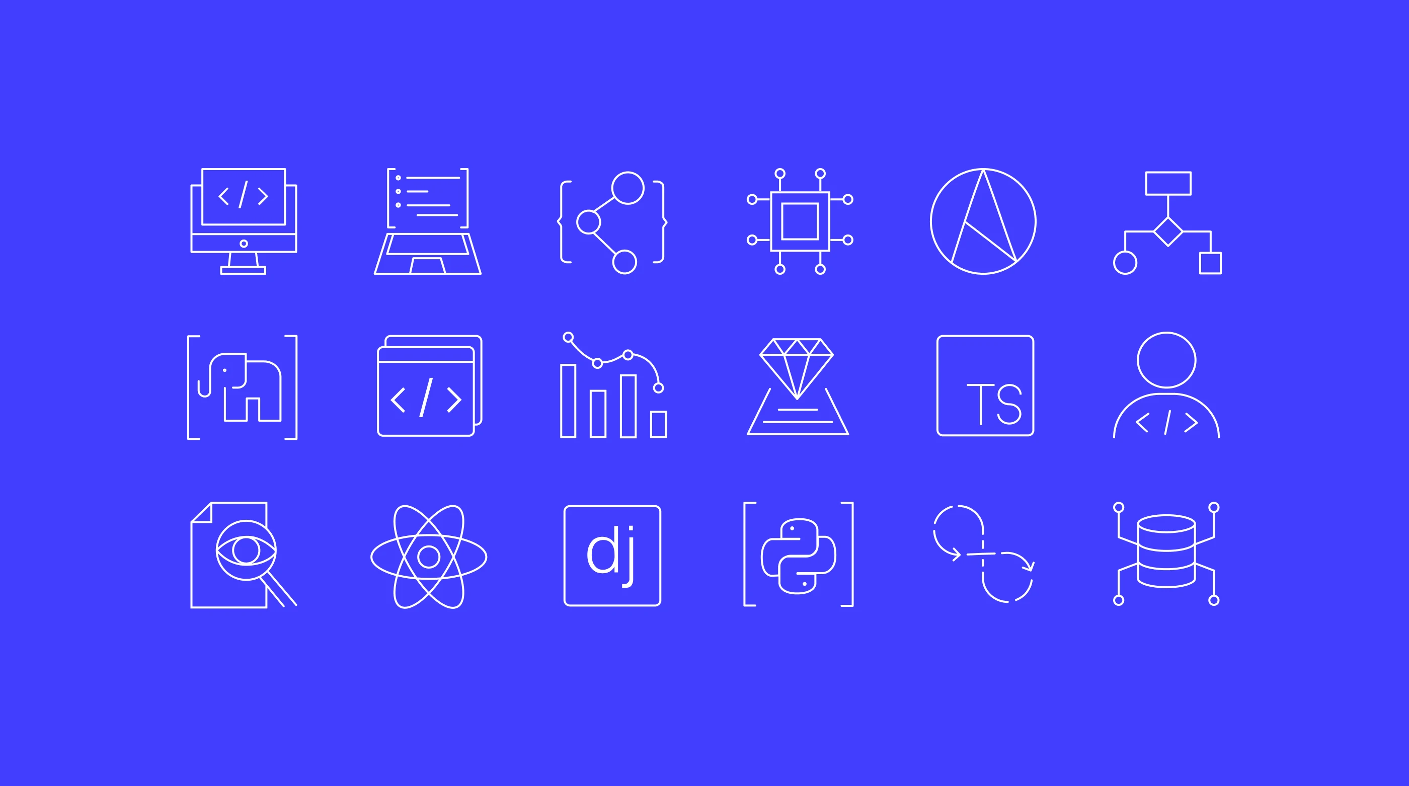 Hexlet icon set — Изображение №1 — Интерфейсы, Графика на Dprofile