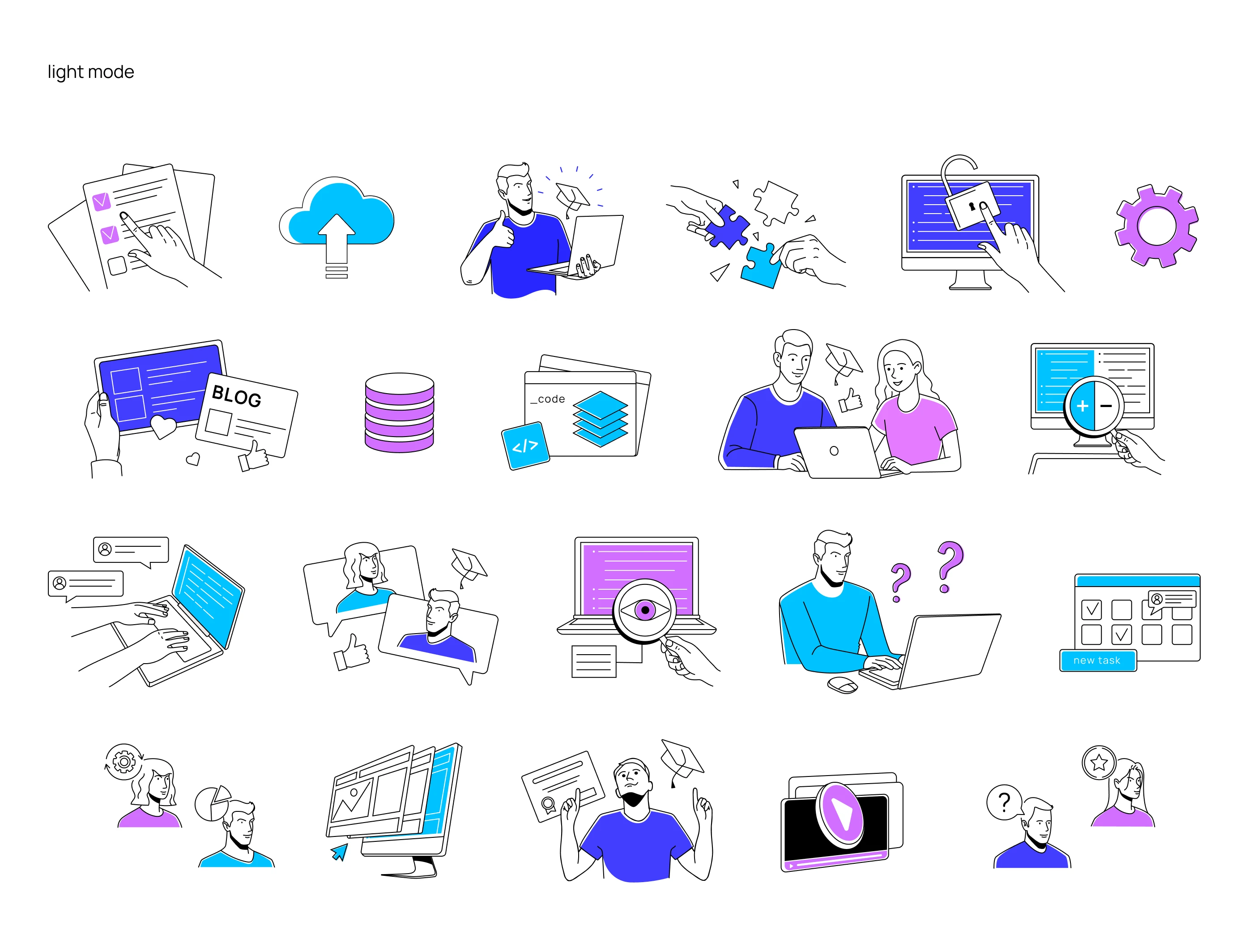Illustration for Hexlet — Изображение №5 — Брендинг, Иллюстрация на Dprofile