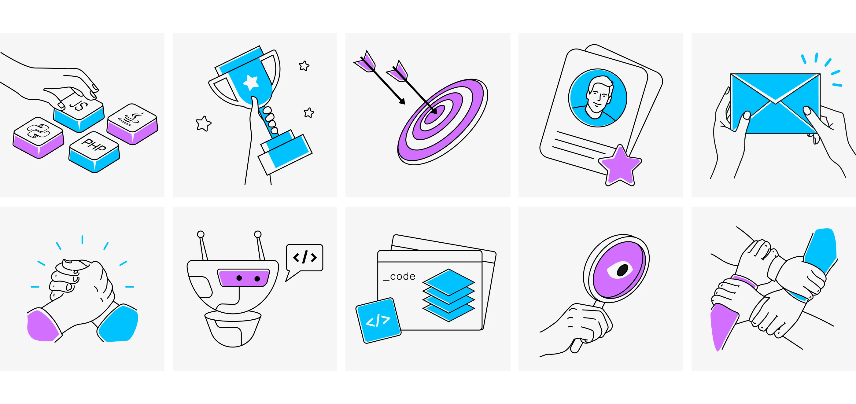 Illustration for Hexlet — Изображение №1 — Брендинг, Иллюстрация на Dprofile