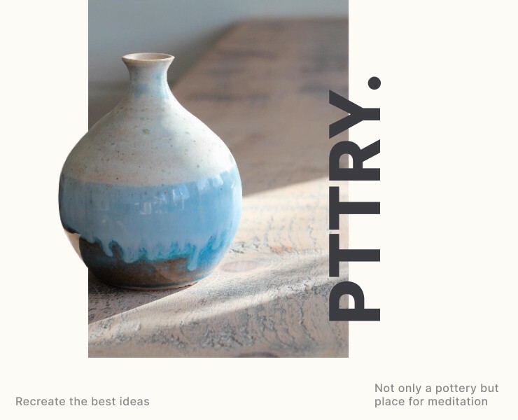 PTTRY. Концепт гончарной студии — Интерфейсы на Dprofile