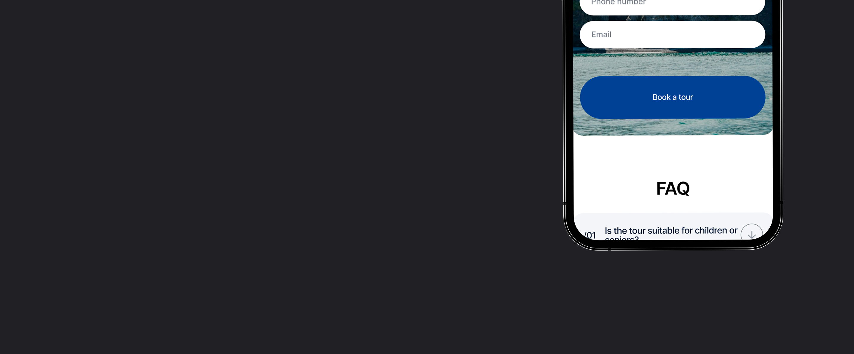 Landing page/Kamchatka guide — Изображение №10 — Интерфейсы на Dprofile